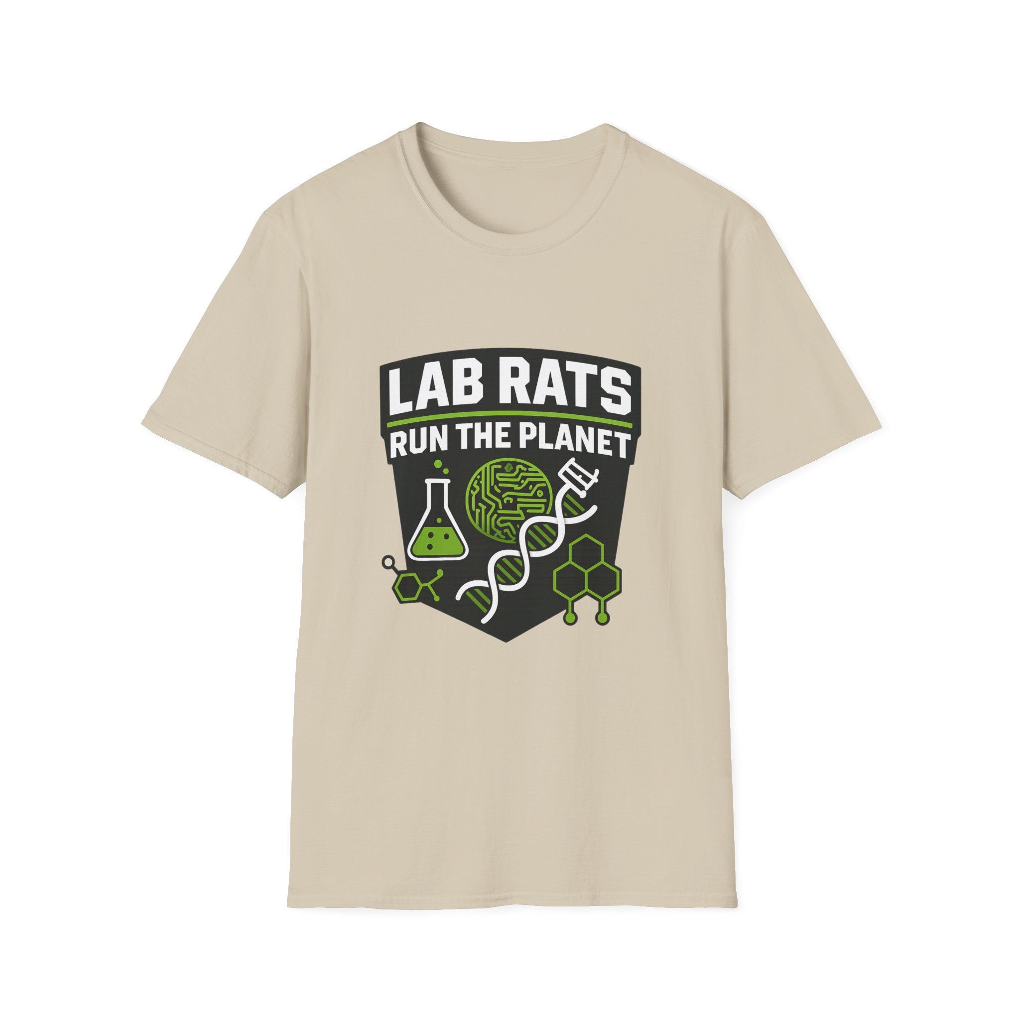 Lab Rats Run the Planet Unisex Softstyle T-Shirt