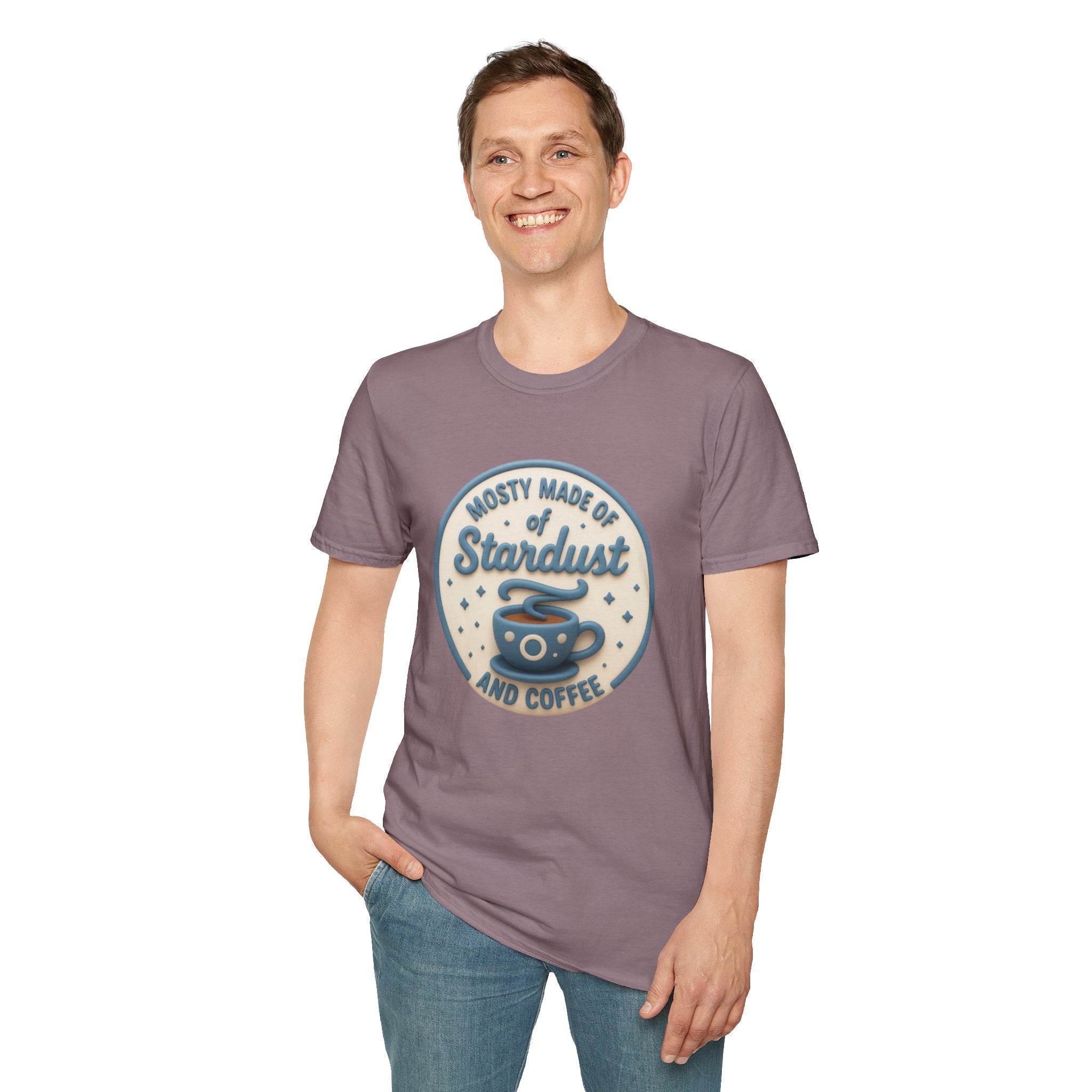 Stardust & Coffee T-Shirt – "Mostly Made of Stardust" Retro Graphic Tee