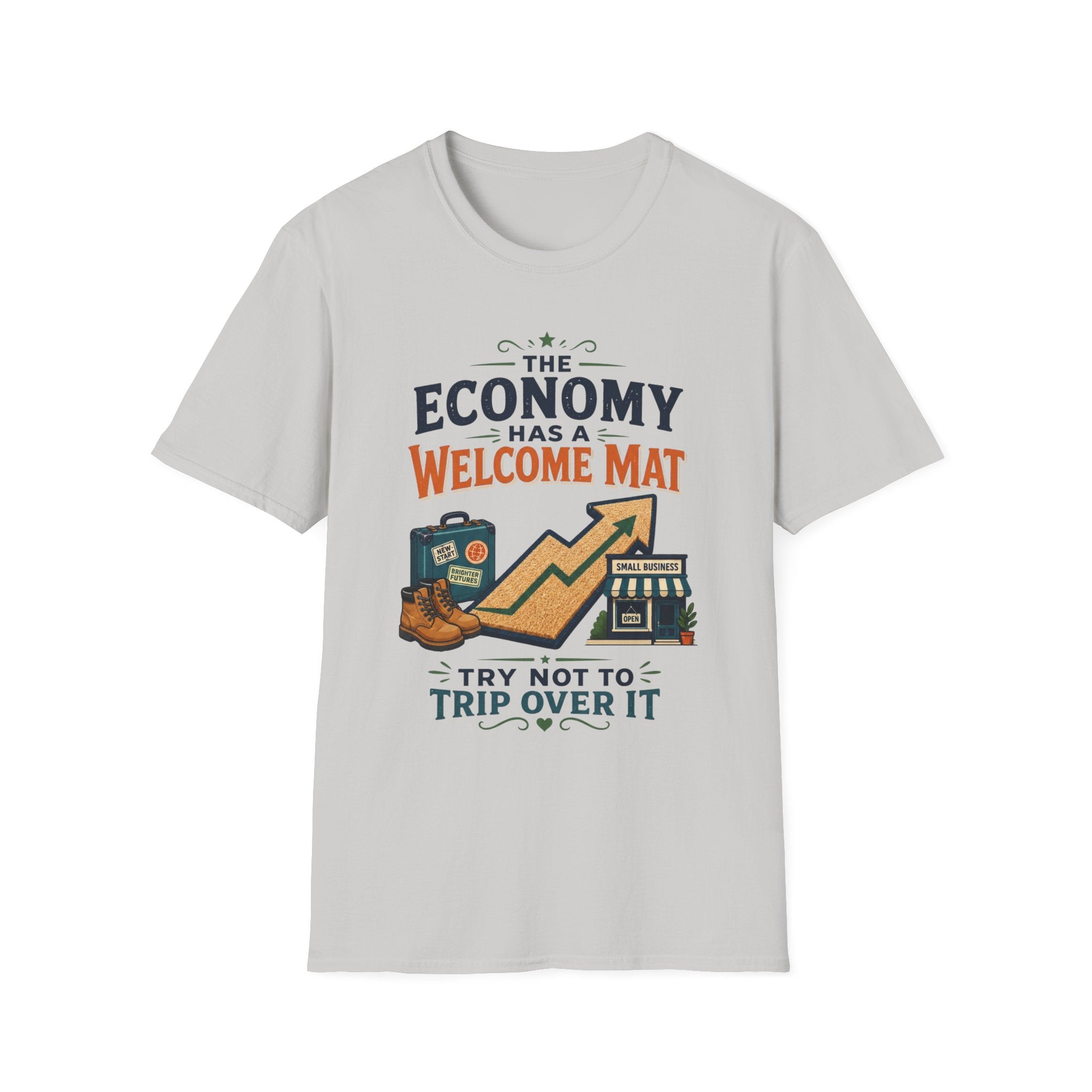 "The Economy Has a Welcome Mat" Graphic Tee
