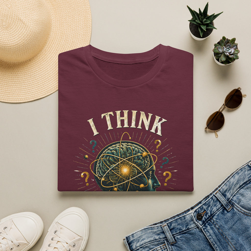 Questioning Mind T-Shirt — I Think Therefore I Question Graphic Tee