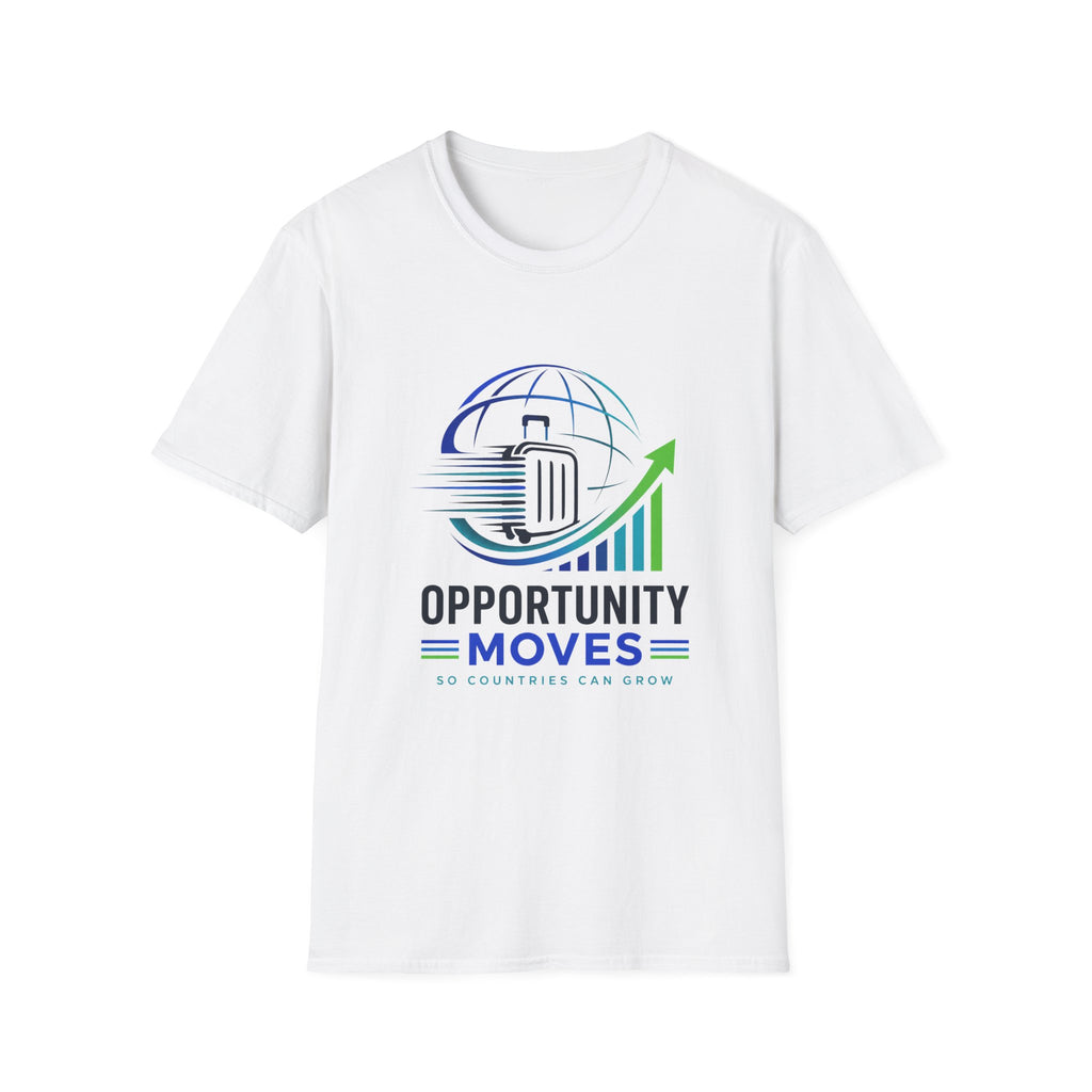 Opportunity Moves T-Shirt — Travel & Business Growth Tee