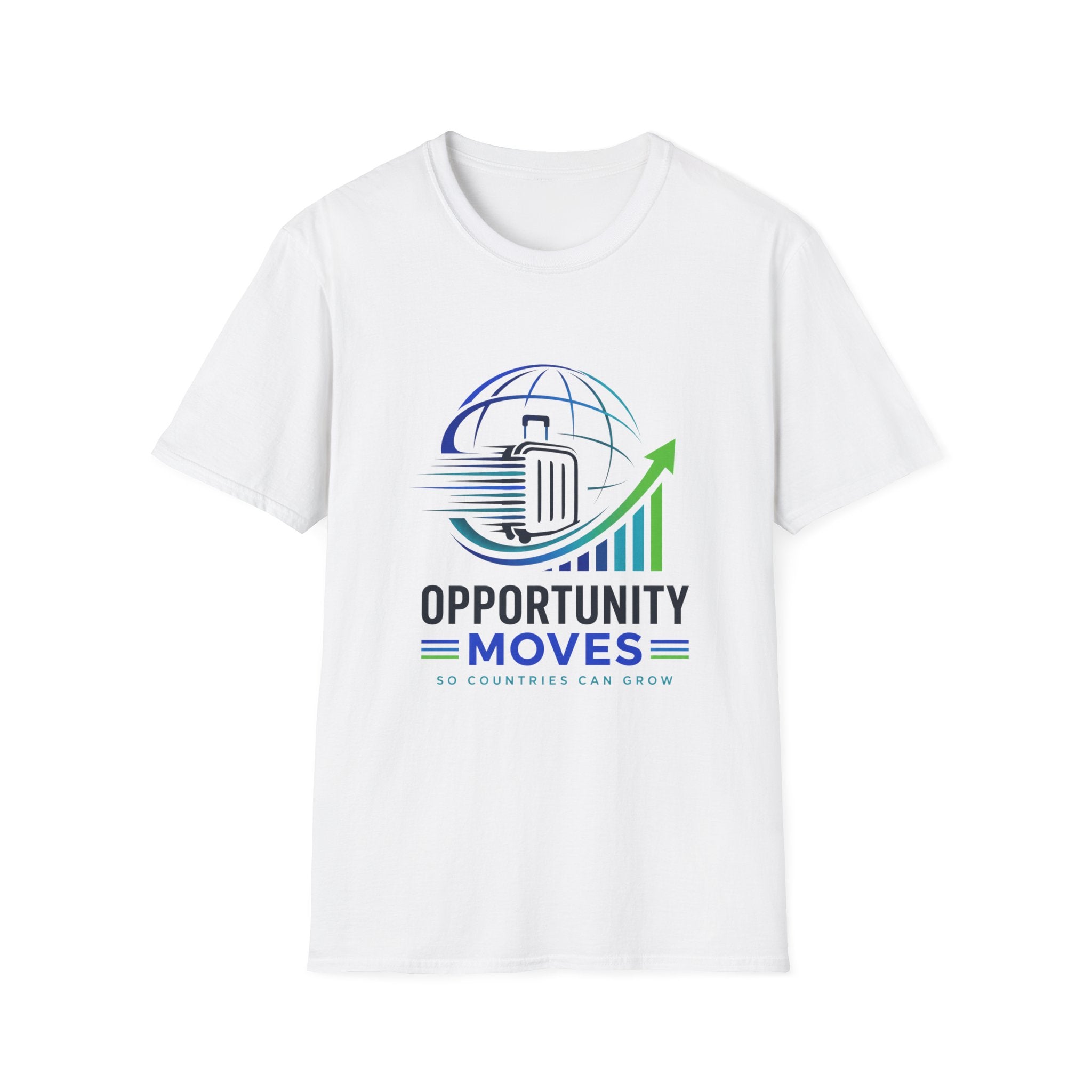 Opportunity Moves T-Shirt — Travel & Business Growth Tee