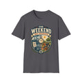 T-Shirt — "The Weekend Was Organized" Graphic Tee (Relaxed Retro Travel Vibe)