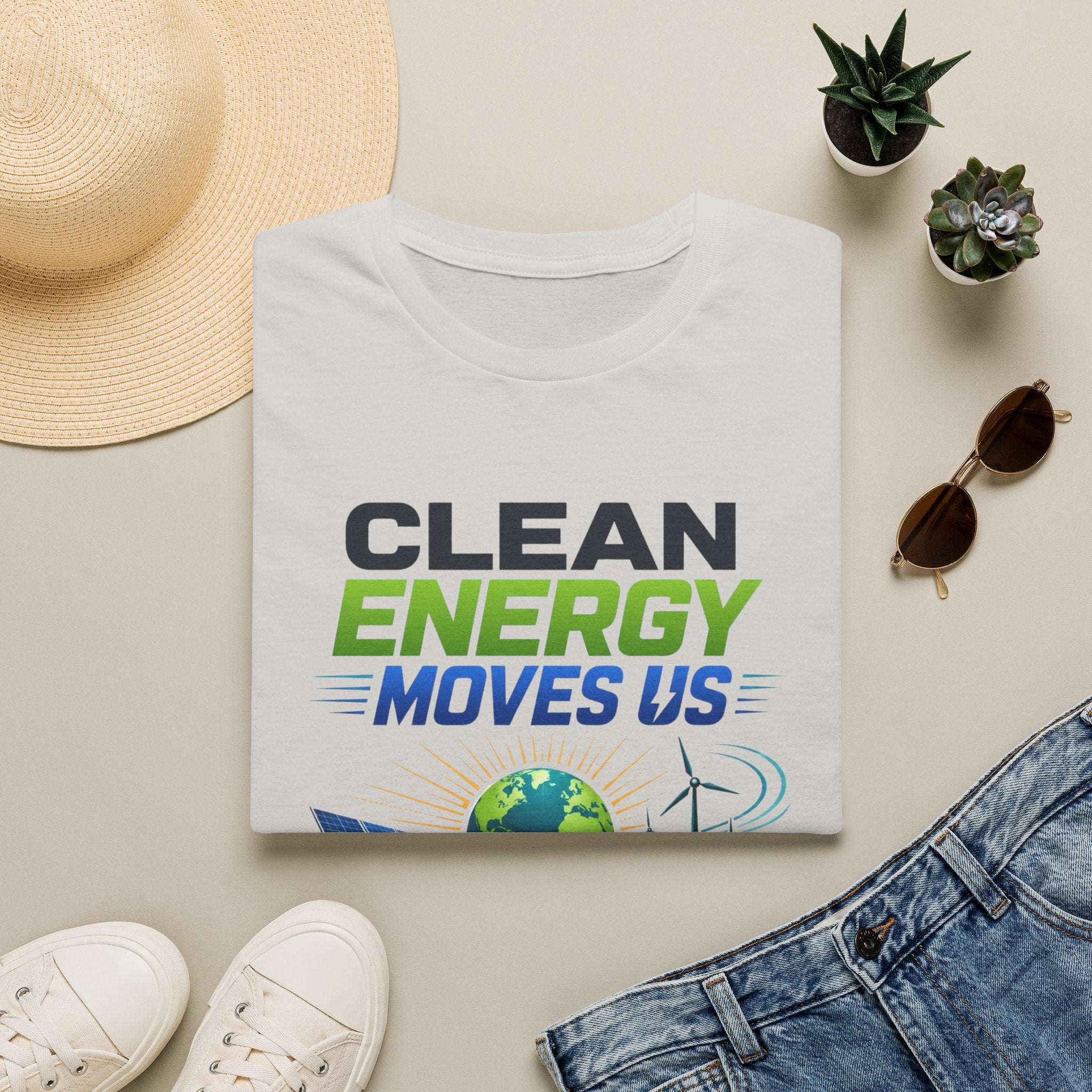 Clean Energy Moves Us T‑Shirt