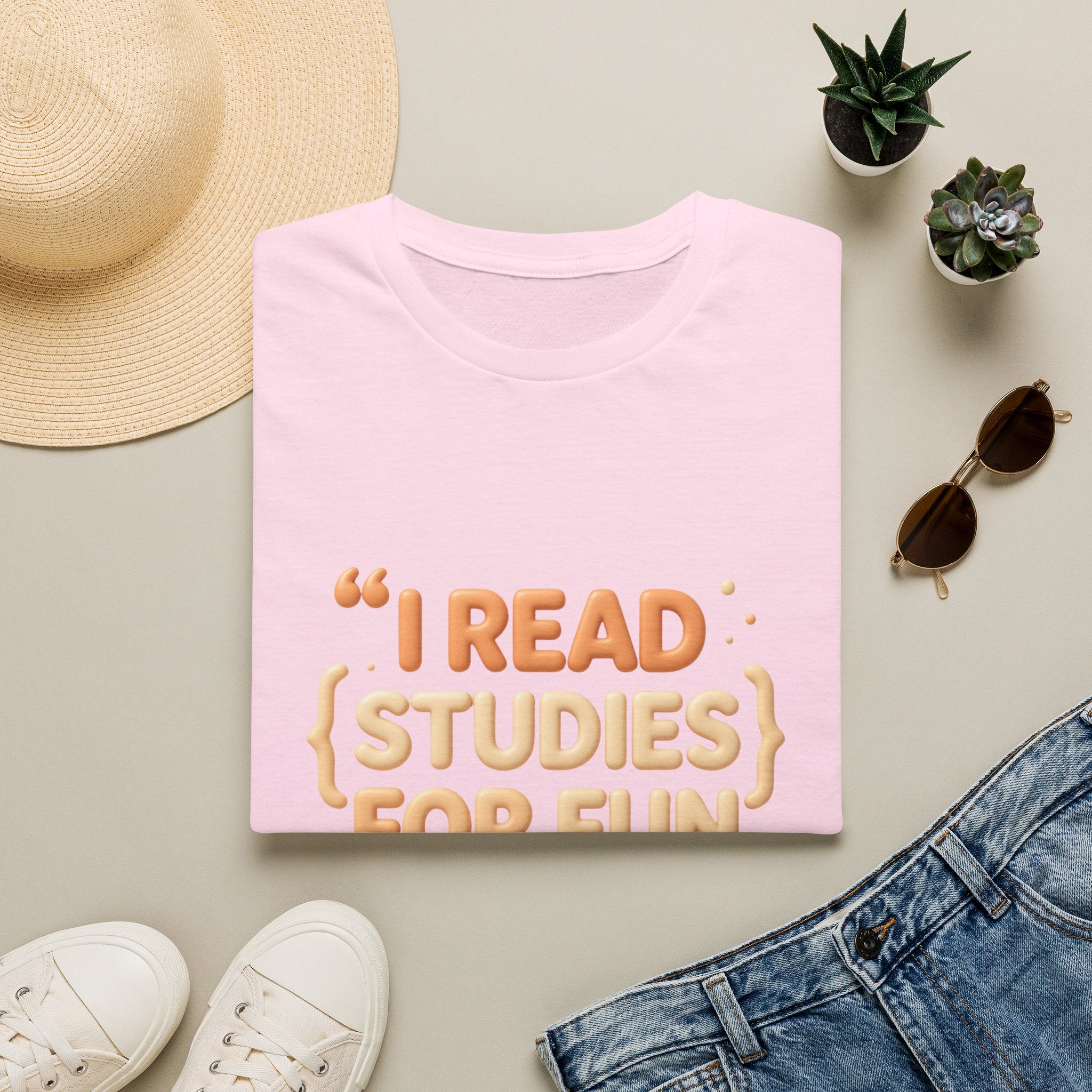 Study Humor T-Shirt — "I Read Studies for Fun" Graphic Tee