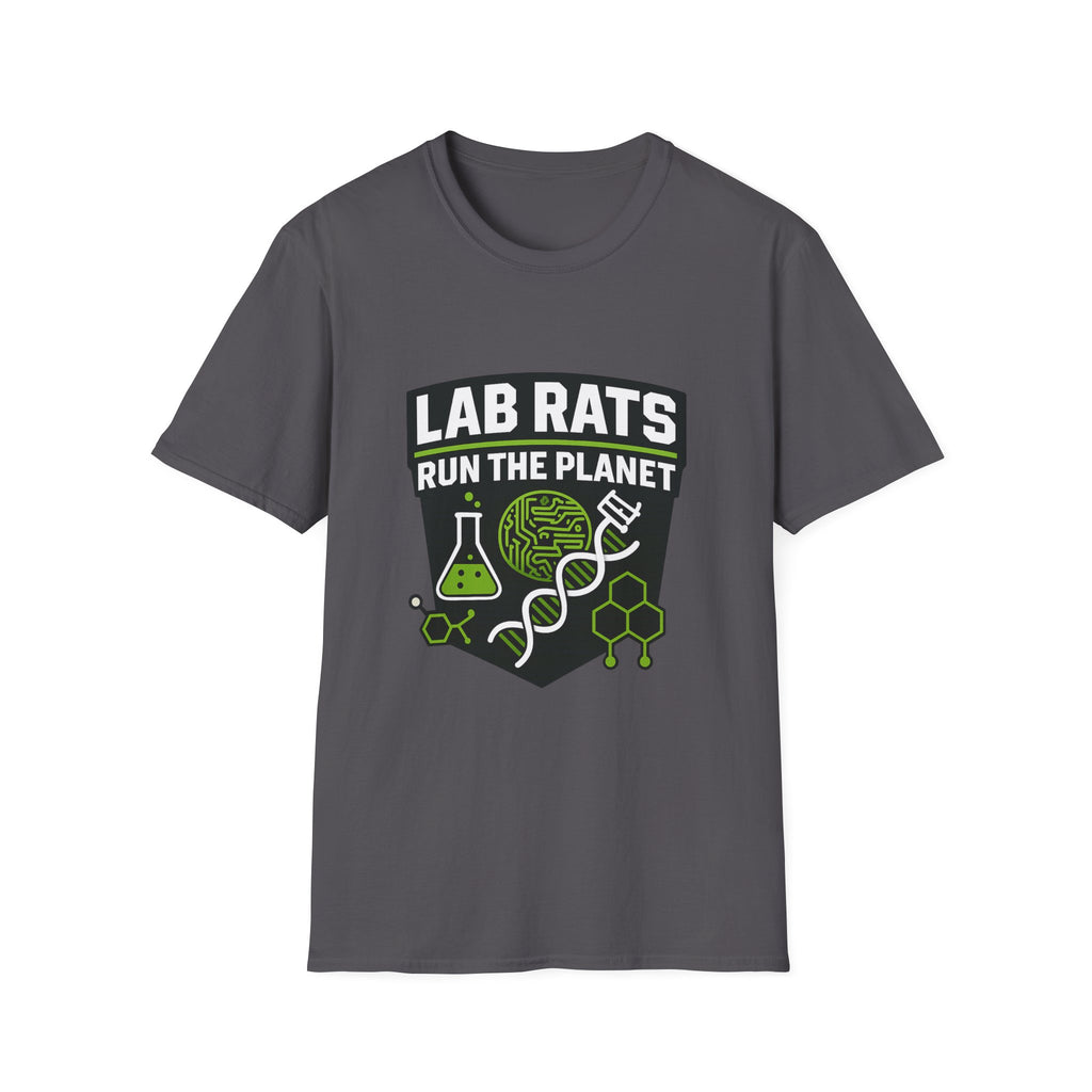 Lab Rats Run The Planet T-Shirt — Science Nerd Graphic Tee