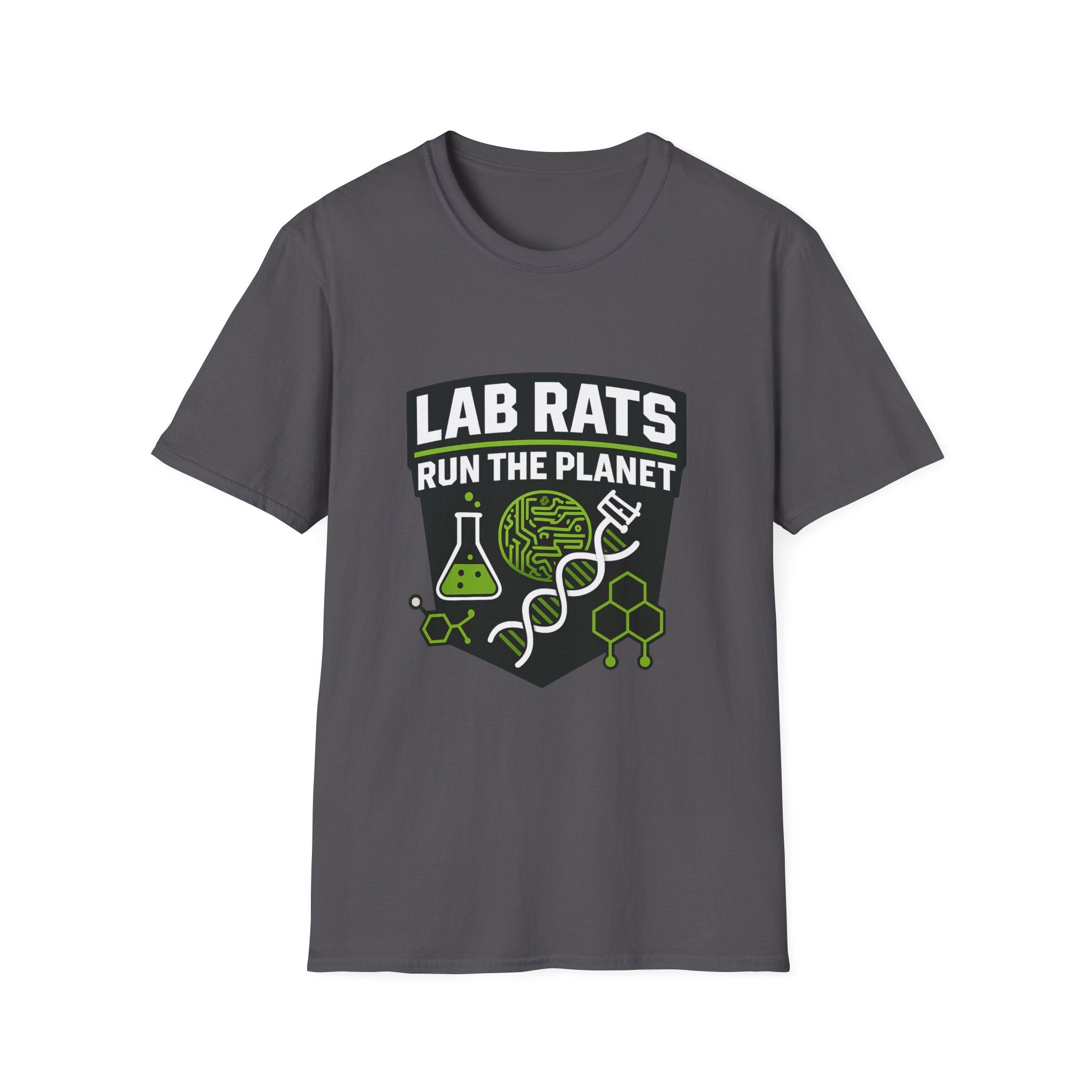 Lab Rats Run the Planet Unisex Softstyle T-Shirt