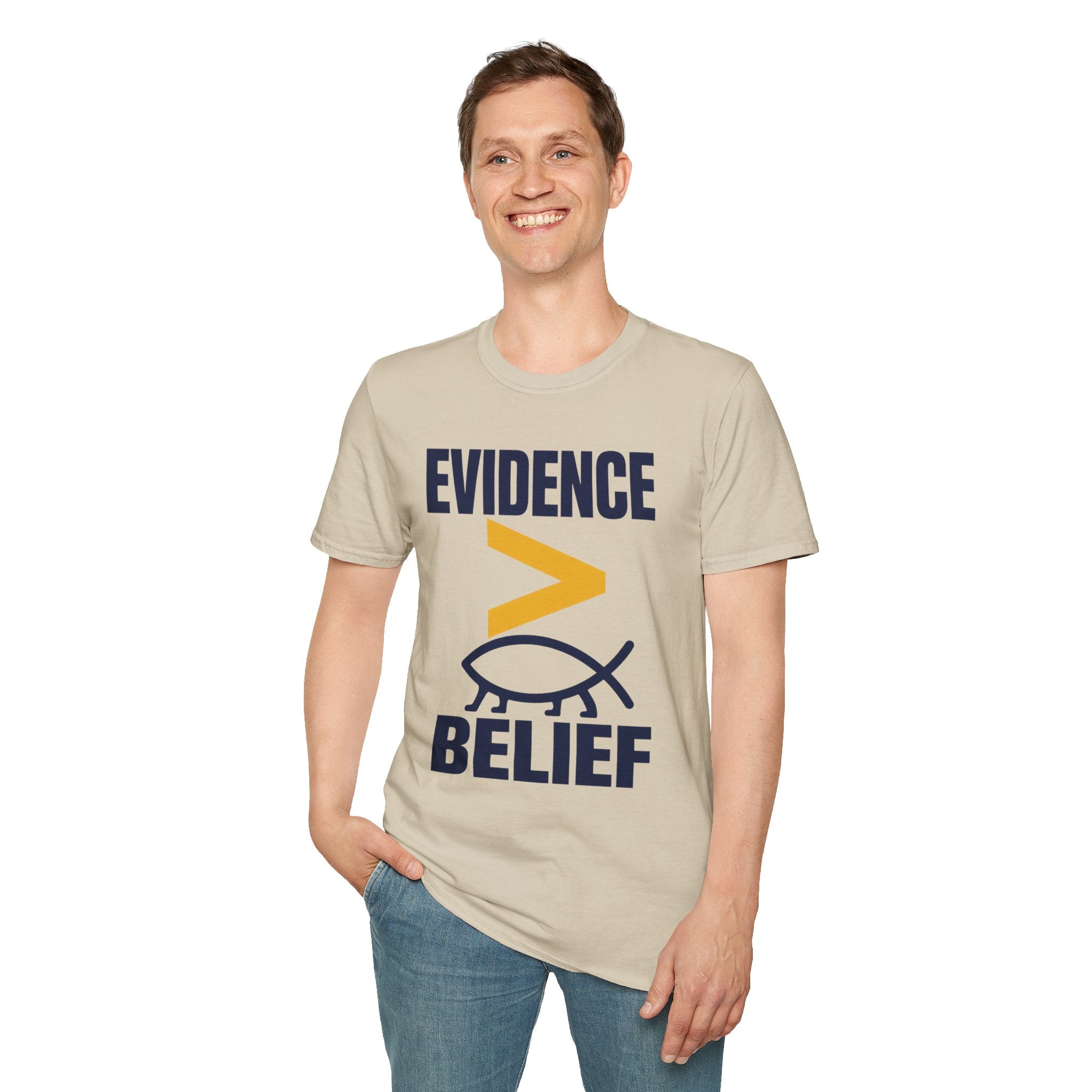 Evidence greater than belief T-Shirt