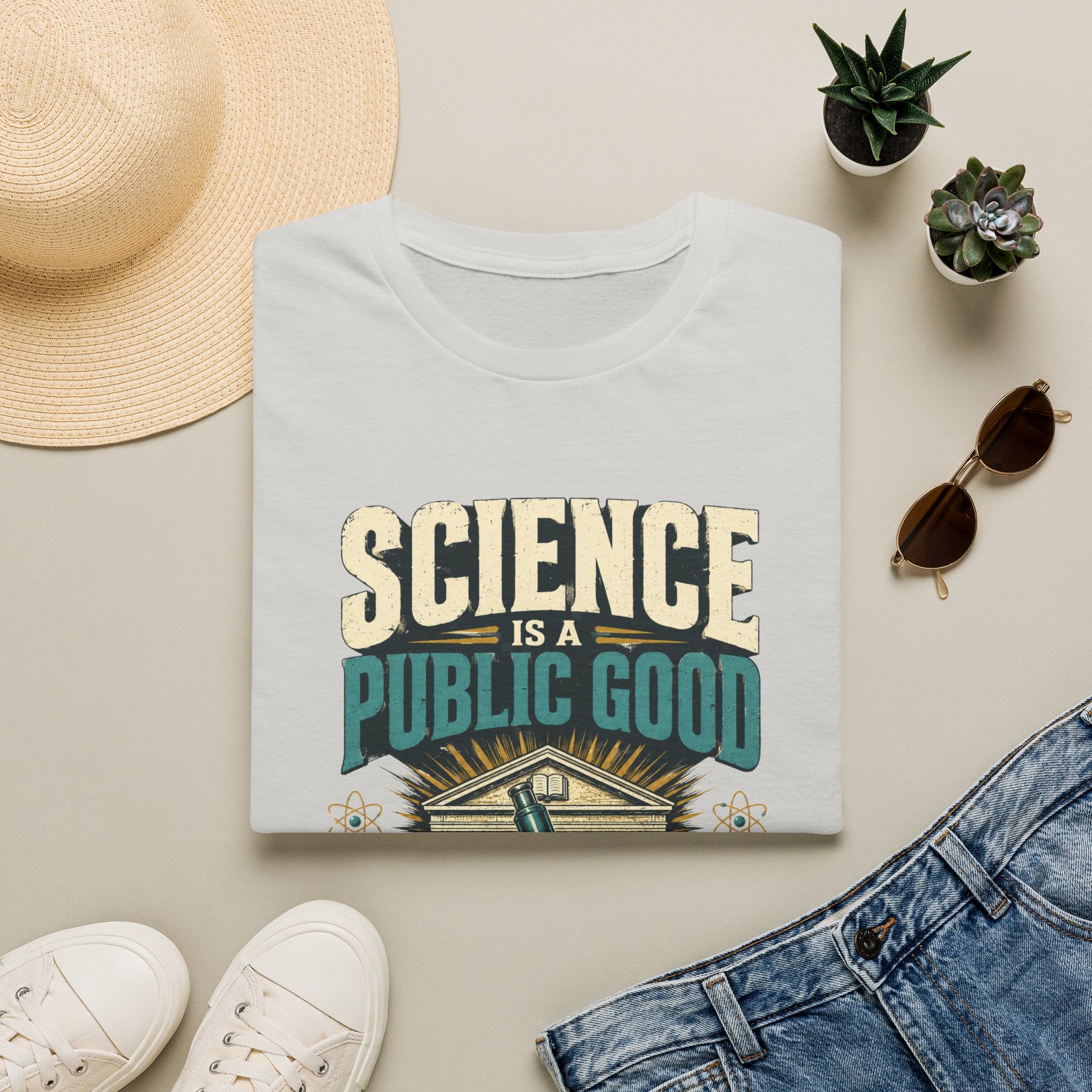 Science Is a Public Good T‑Shirt — Retro STEM Advocacy Tee