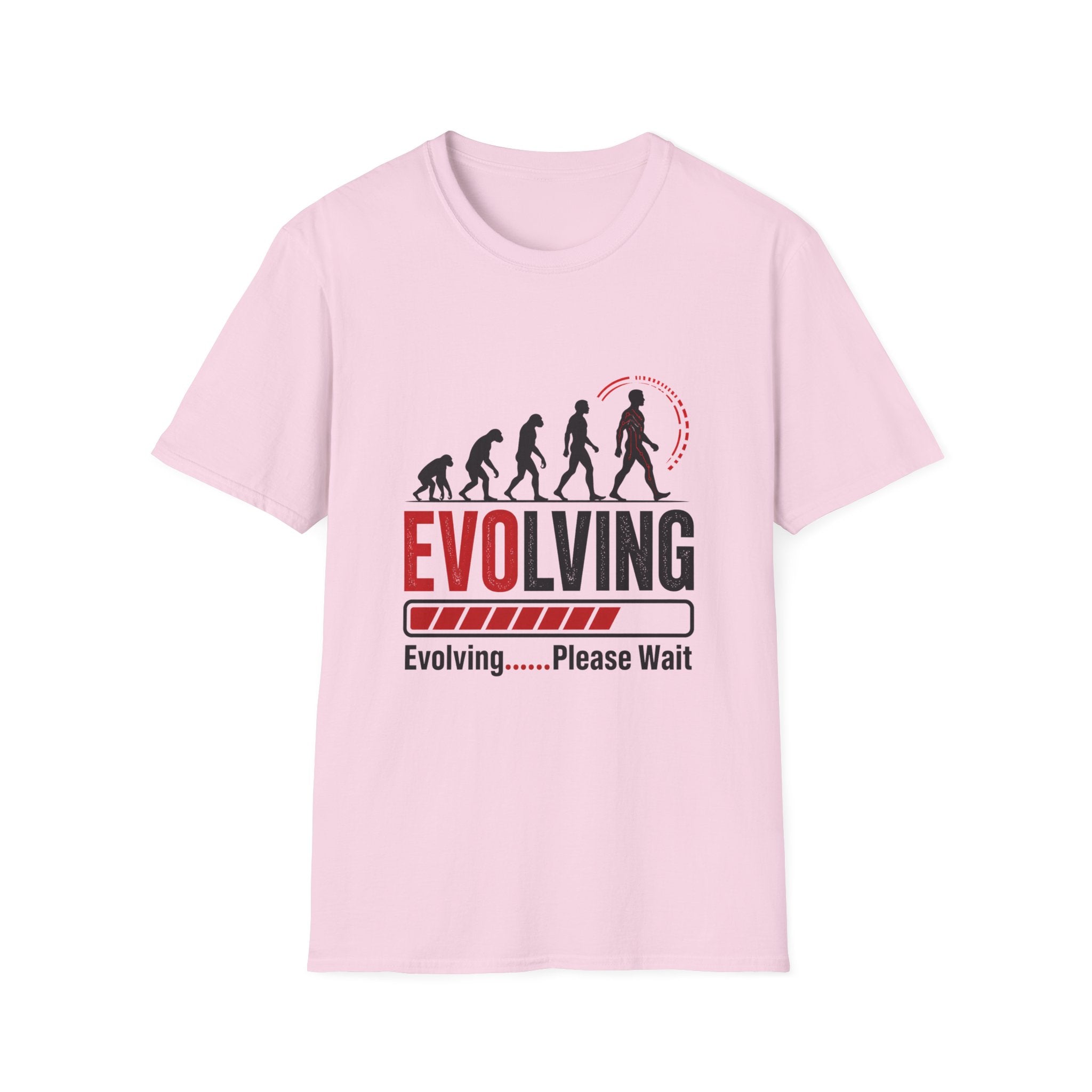 Evolving Please Wait Unisex Softstyle T-Shirt
