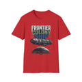 Frontier Colony Ship T-Shirt — Retro Sci‑Fi Space Colony Tee