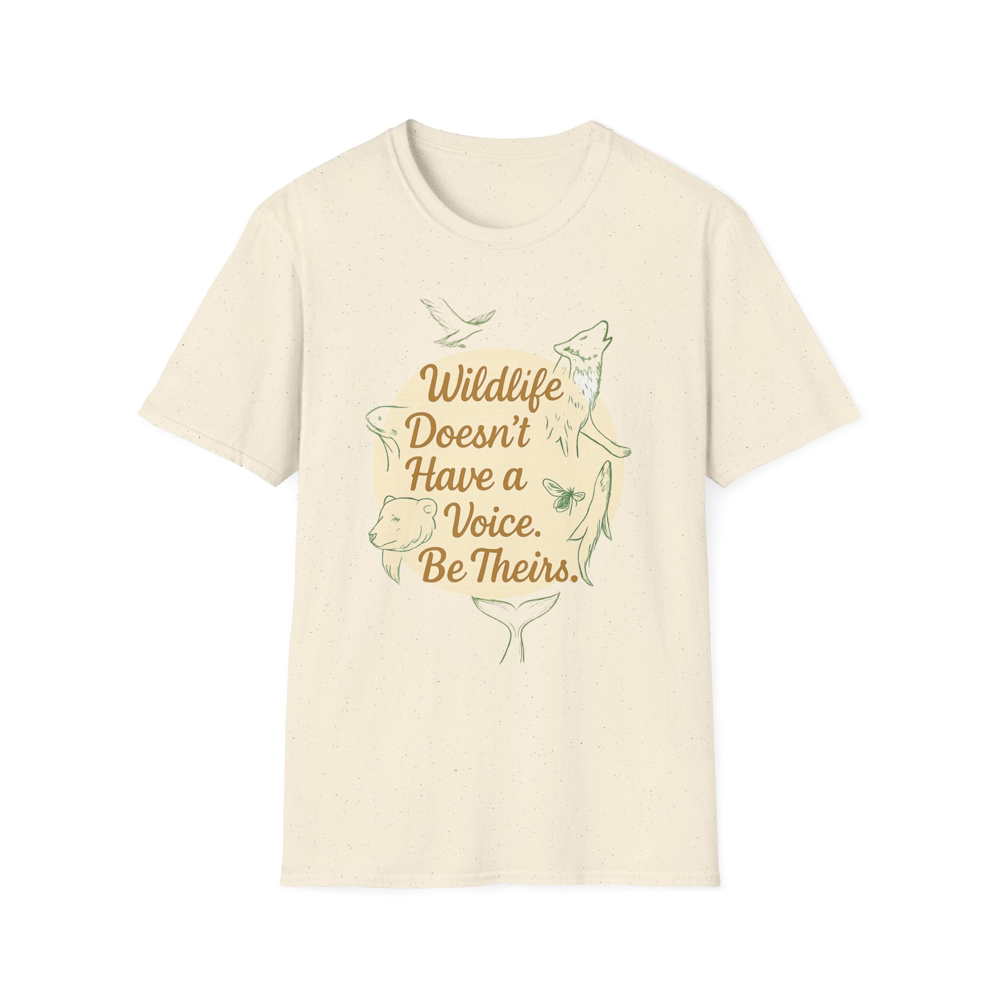 Wildlife Doesn't have a Voice Unisex Softstyle T-Shirt