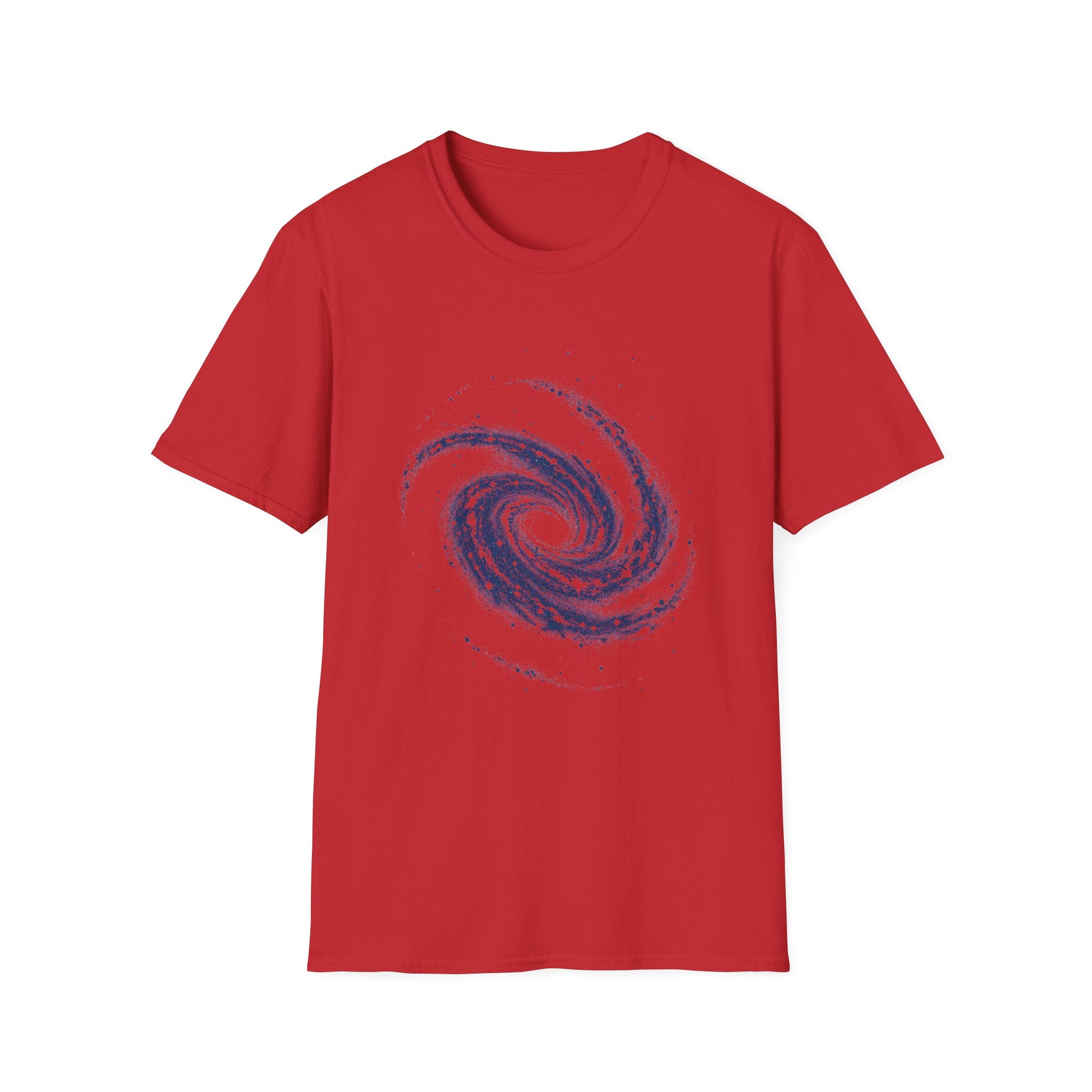 Spiral Galaxy image Unisex Softstyle T-Shirt