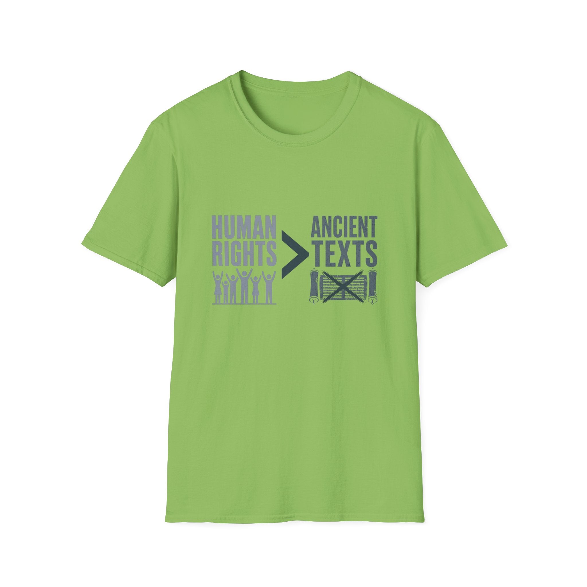 Human Rights Ancient Texts Unisex Softstyle T-Shirt