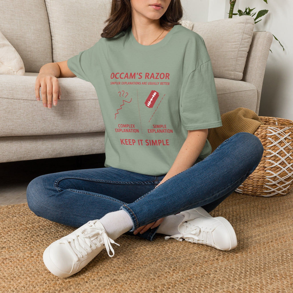 Occam's Razor T-Shirt — Keep It Simple Philosophy Tee