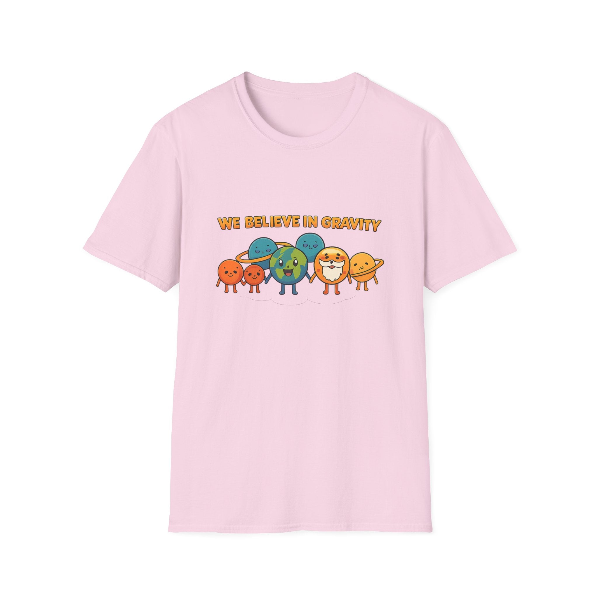 We Believe in Gravity Unisex Softstyle T-Shirt