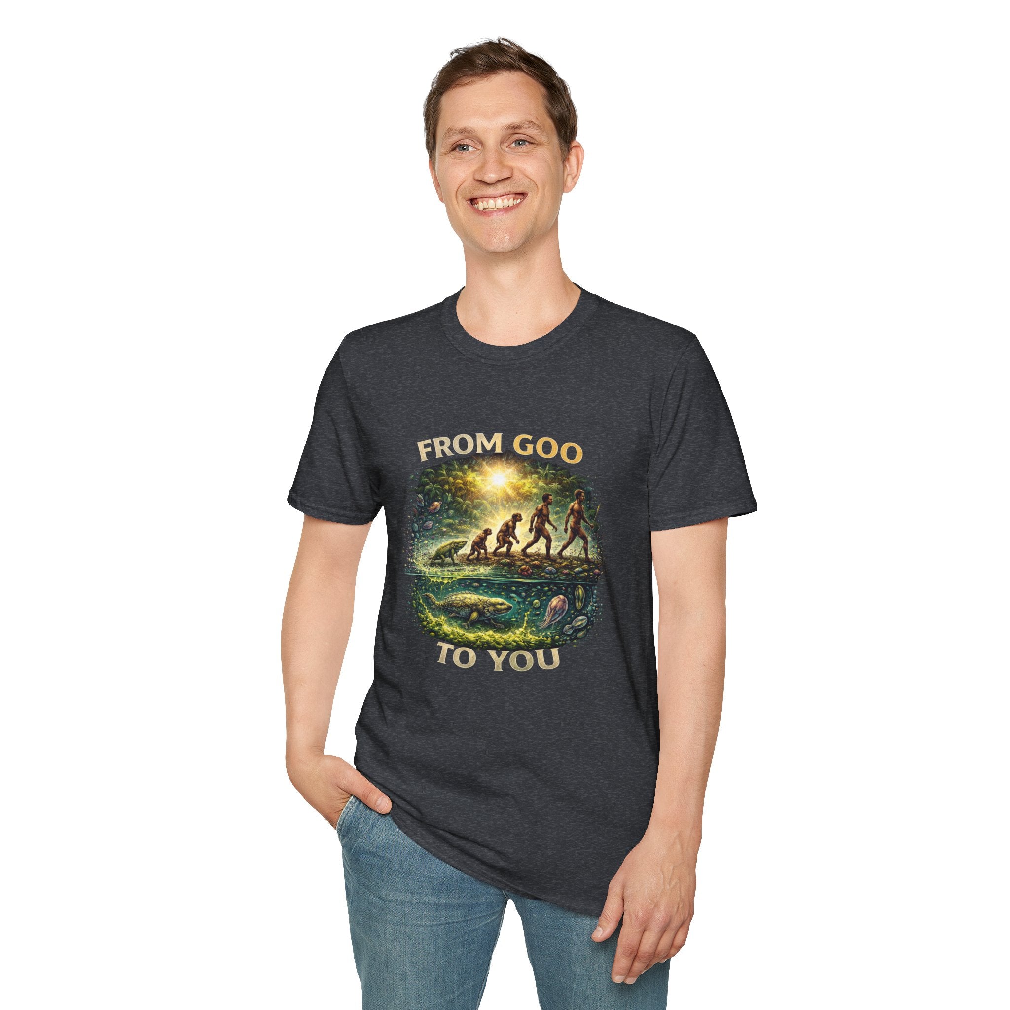 From Goo To You T-Shirt — Evolution Humor Graphic Tee