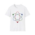 Science Atom Graphic T-Shirt — Colorful Retro Atomic Design