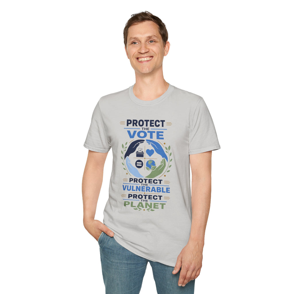 Protect the Vote T-Shirt — Voter Rights & Planet Protection Tee