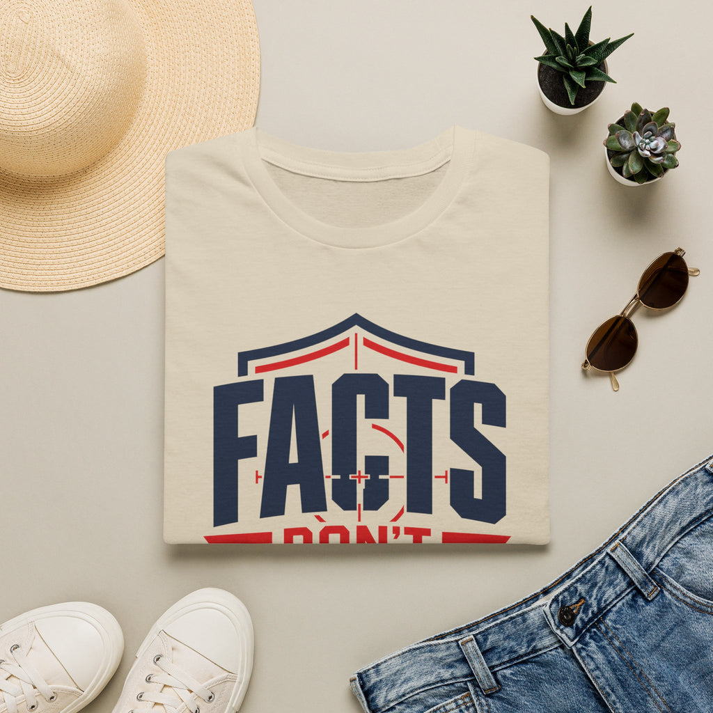Facts Don’t Flinch T-Shirt — Bold Patriotic Statement Tee