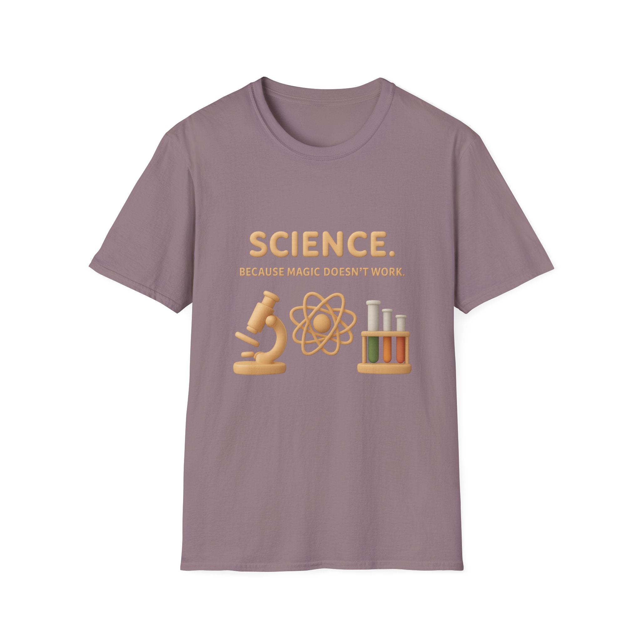 Science Because Magic Doesn't Work Unisex Softstyle T-Shirt