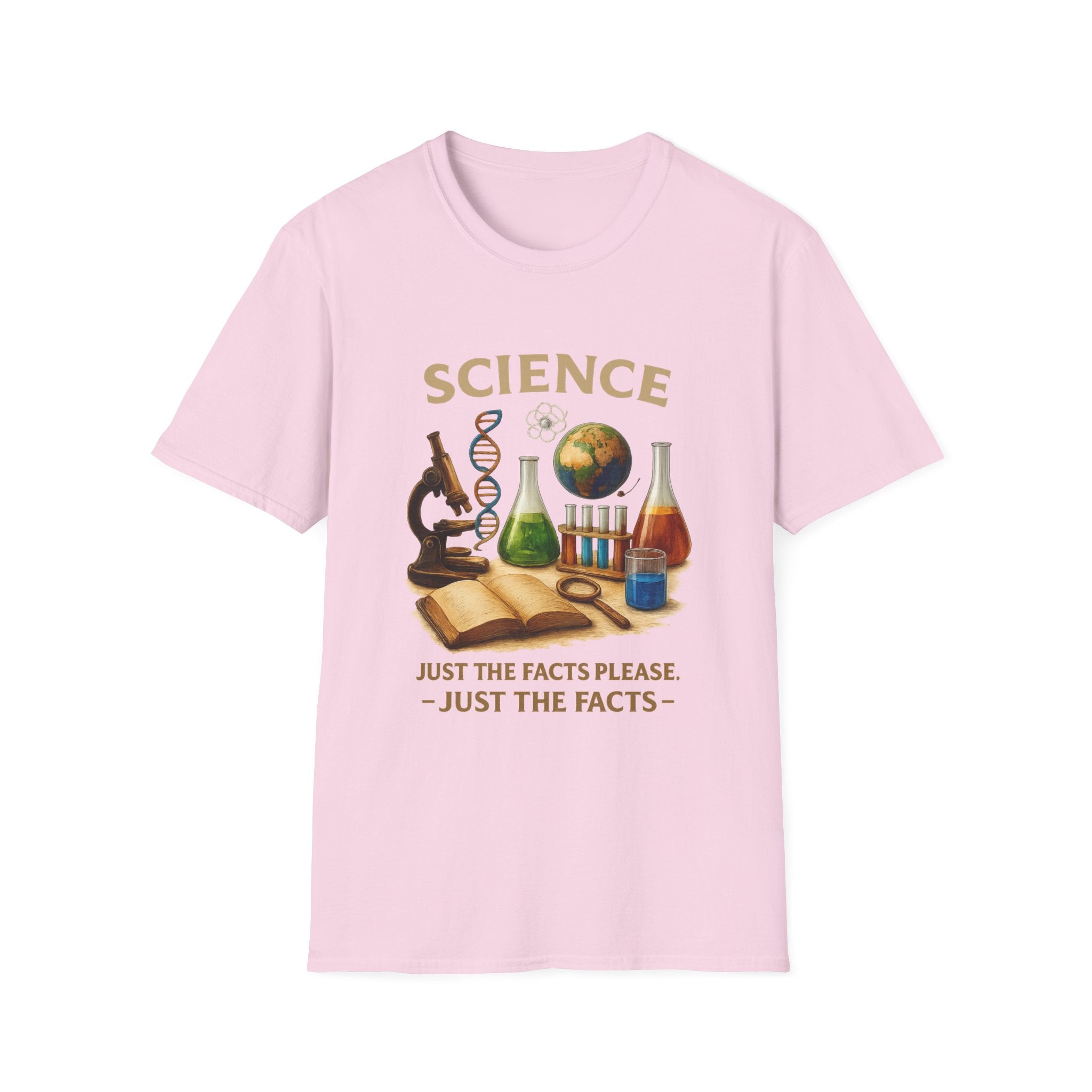 Science Just the Facts Unisex Softstyle T-Shirt