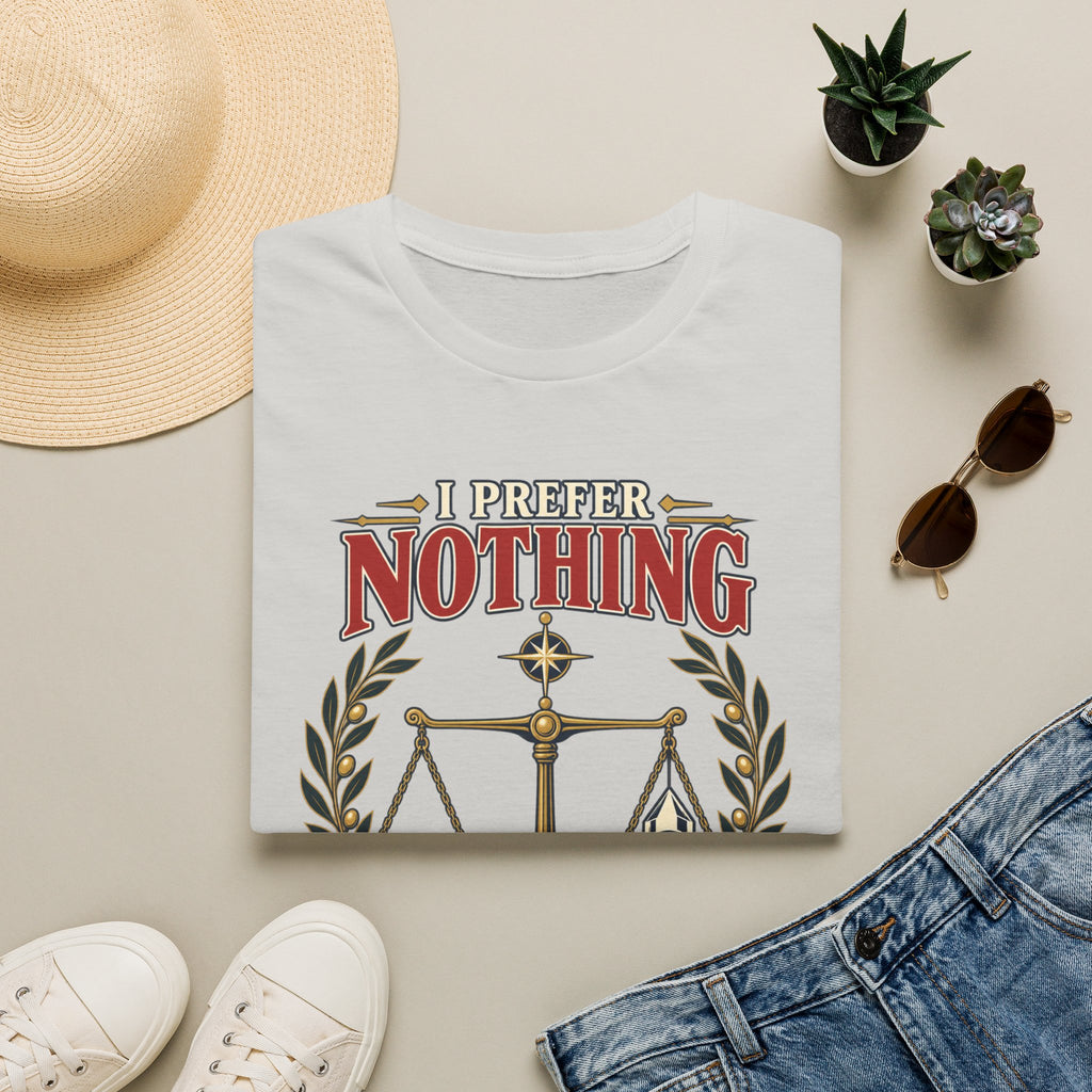 "I Prefer Nothing True" Scales Design (Justice/Legal Humor)