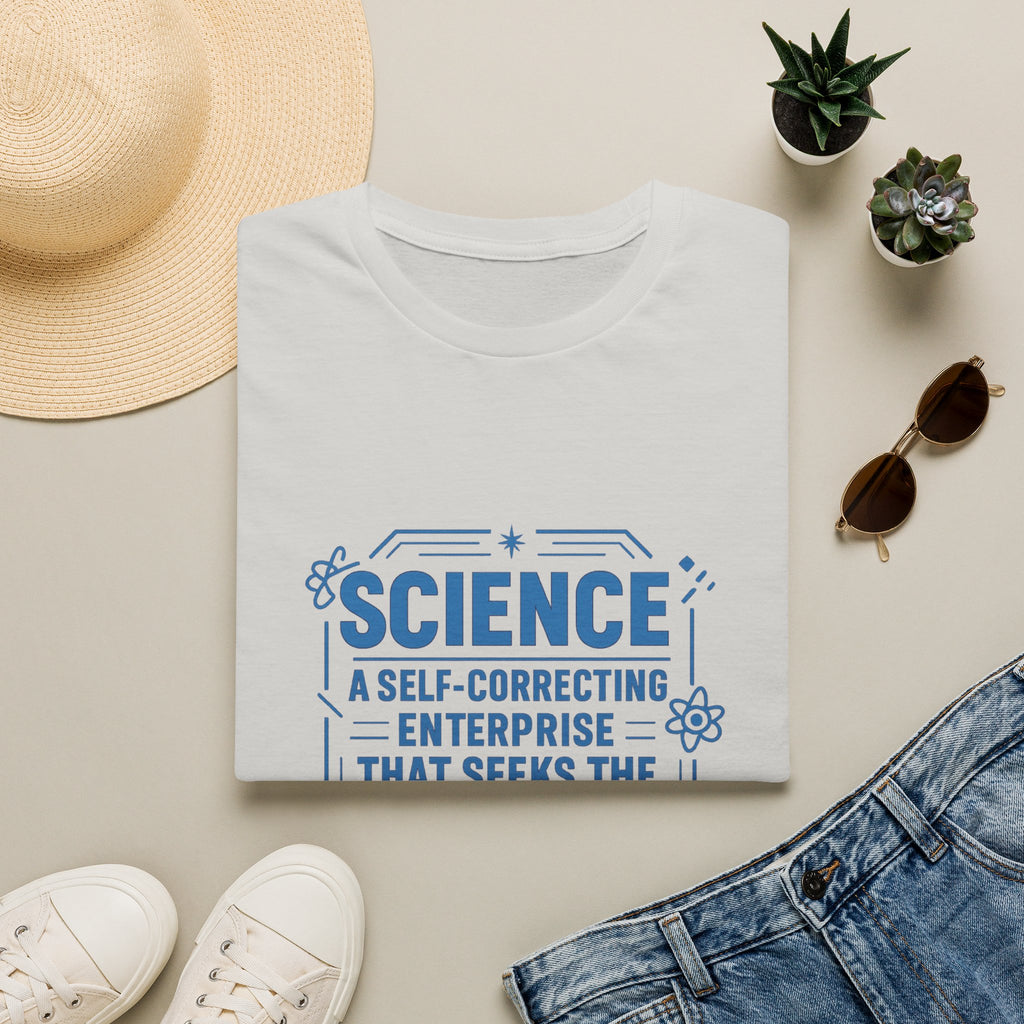 Science T-Shirt — “Science: A Self-Correcting Enterprise That Seeks the Truth”