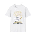 Born Curious T‑Shirt — Telescope Astronomy Graphic Tee for Curious Kids & Adults