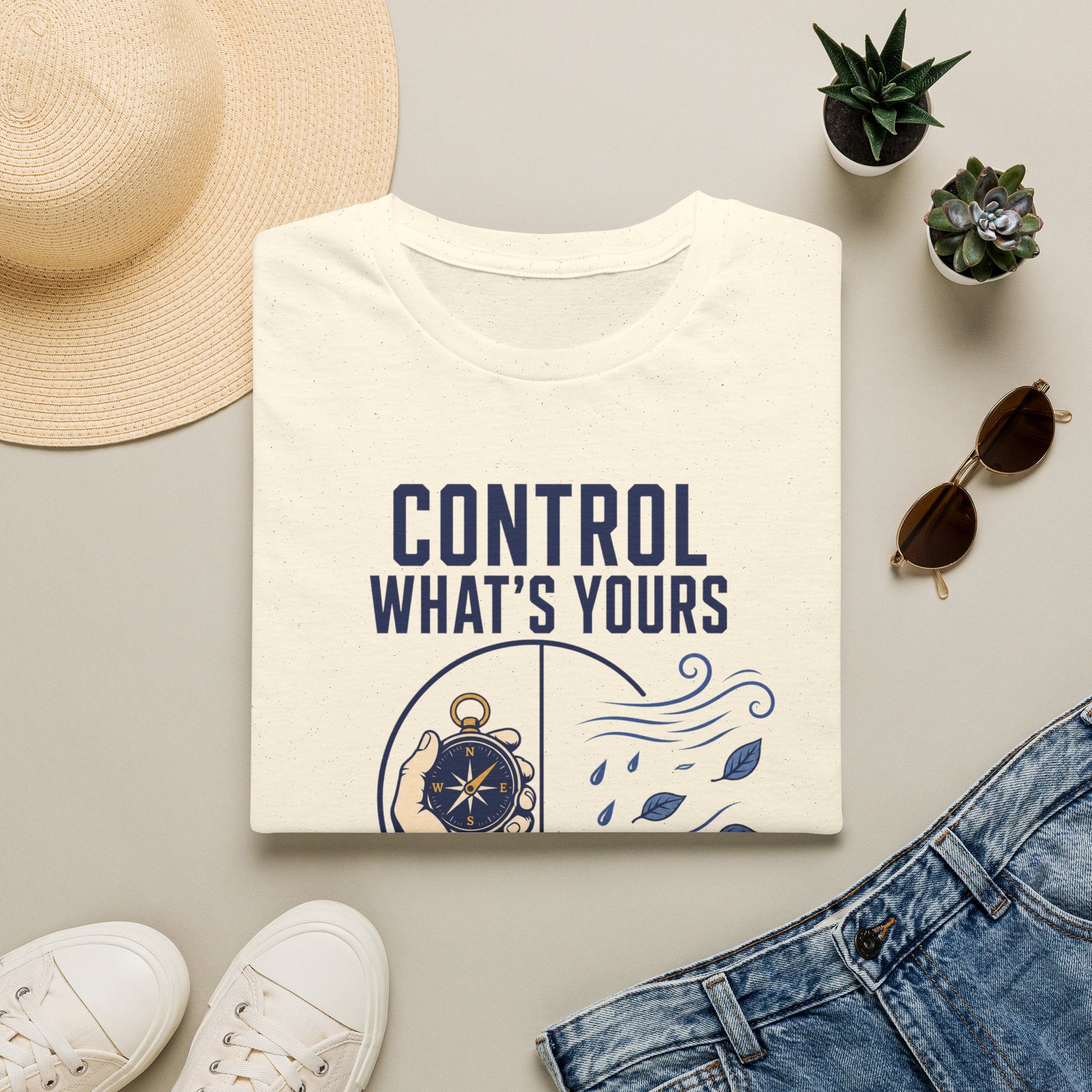 Control What's Yours T-Shirt — "Control What's Yours, Release What Isn't" Inspirational Tee
