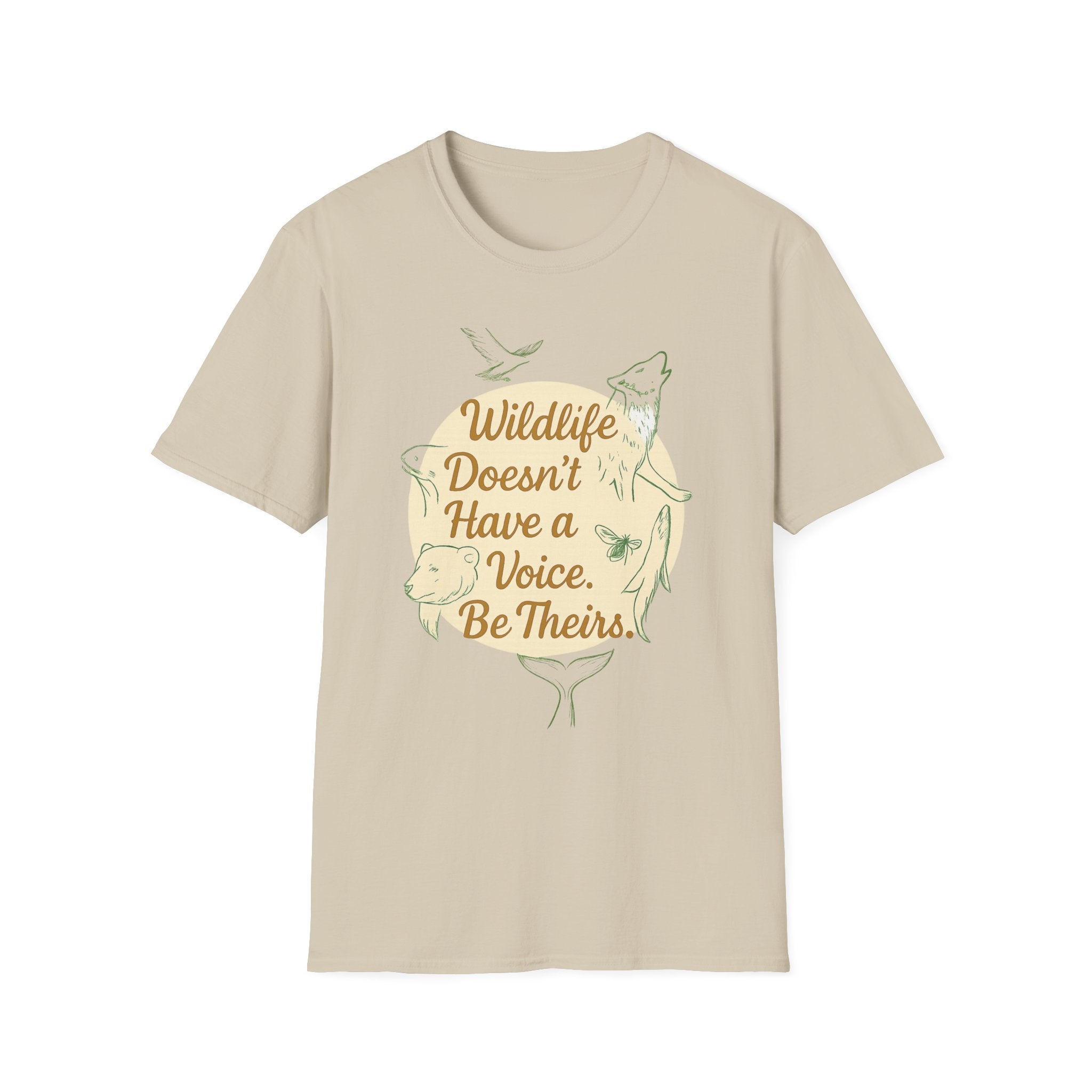 Wildlife Doesn't have a Voice Unisex Softstyle T-Shirt