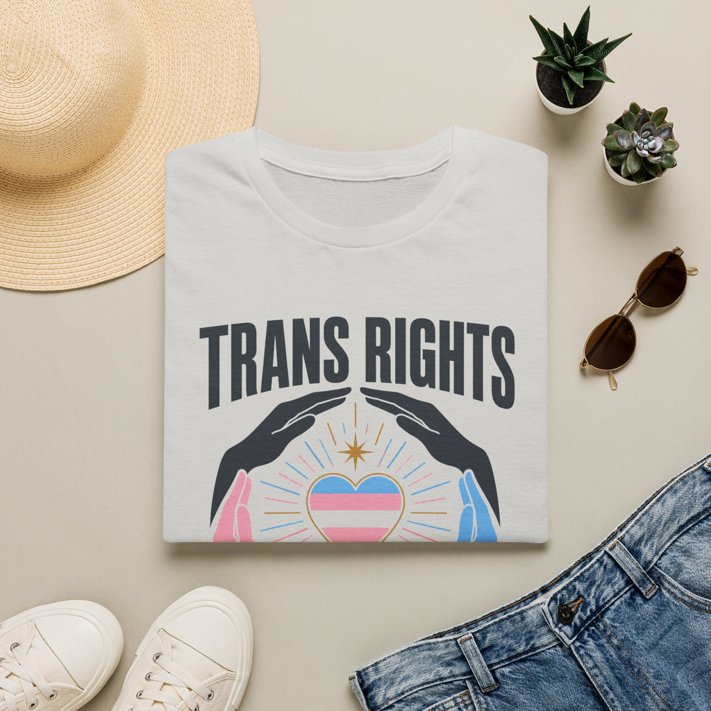Trans Rights T-Shirt — "Trans Rights Are Human Rights" Pride Tee