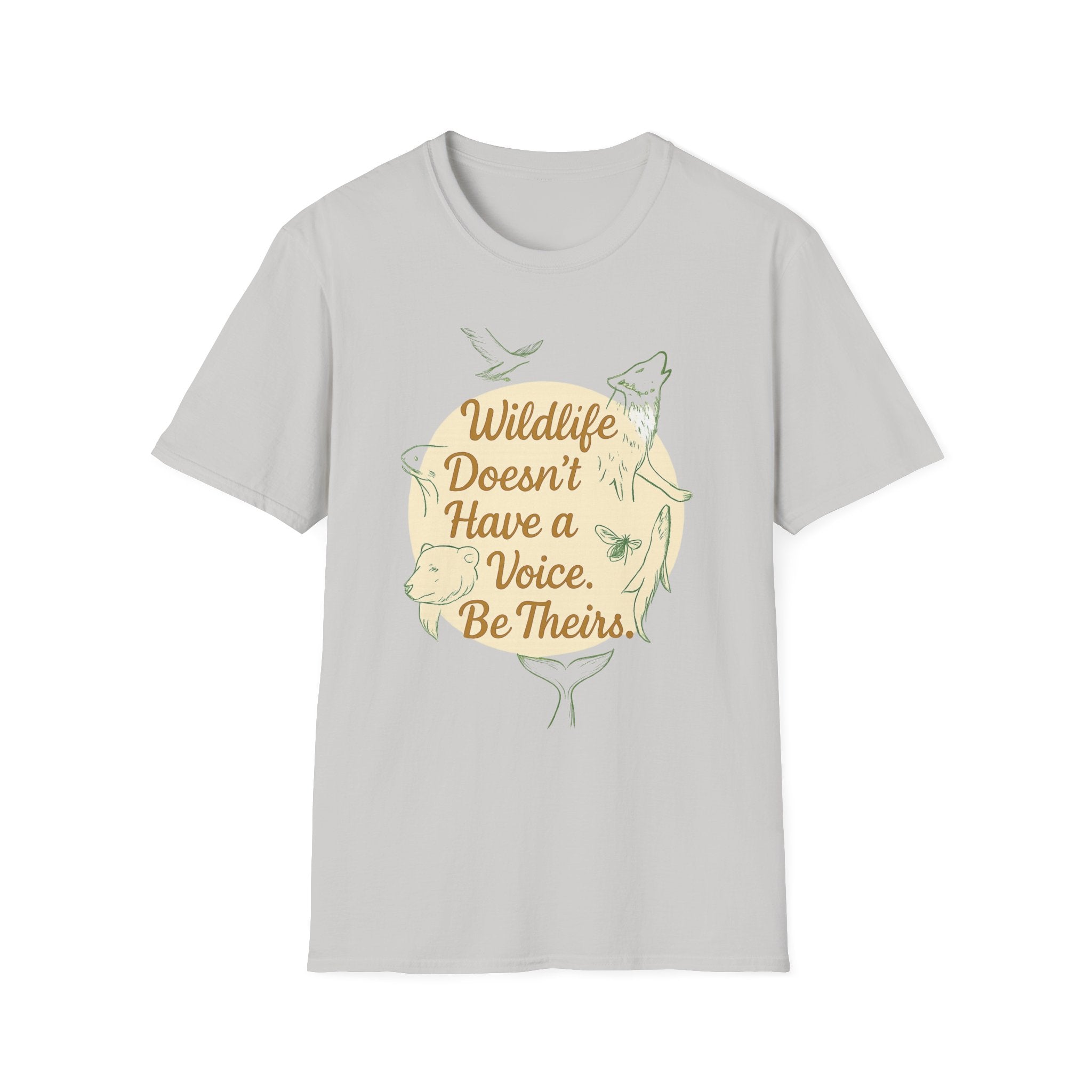 Wildlife Doesn't have a Voice Unisex Softstyle T-Shirt