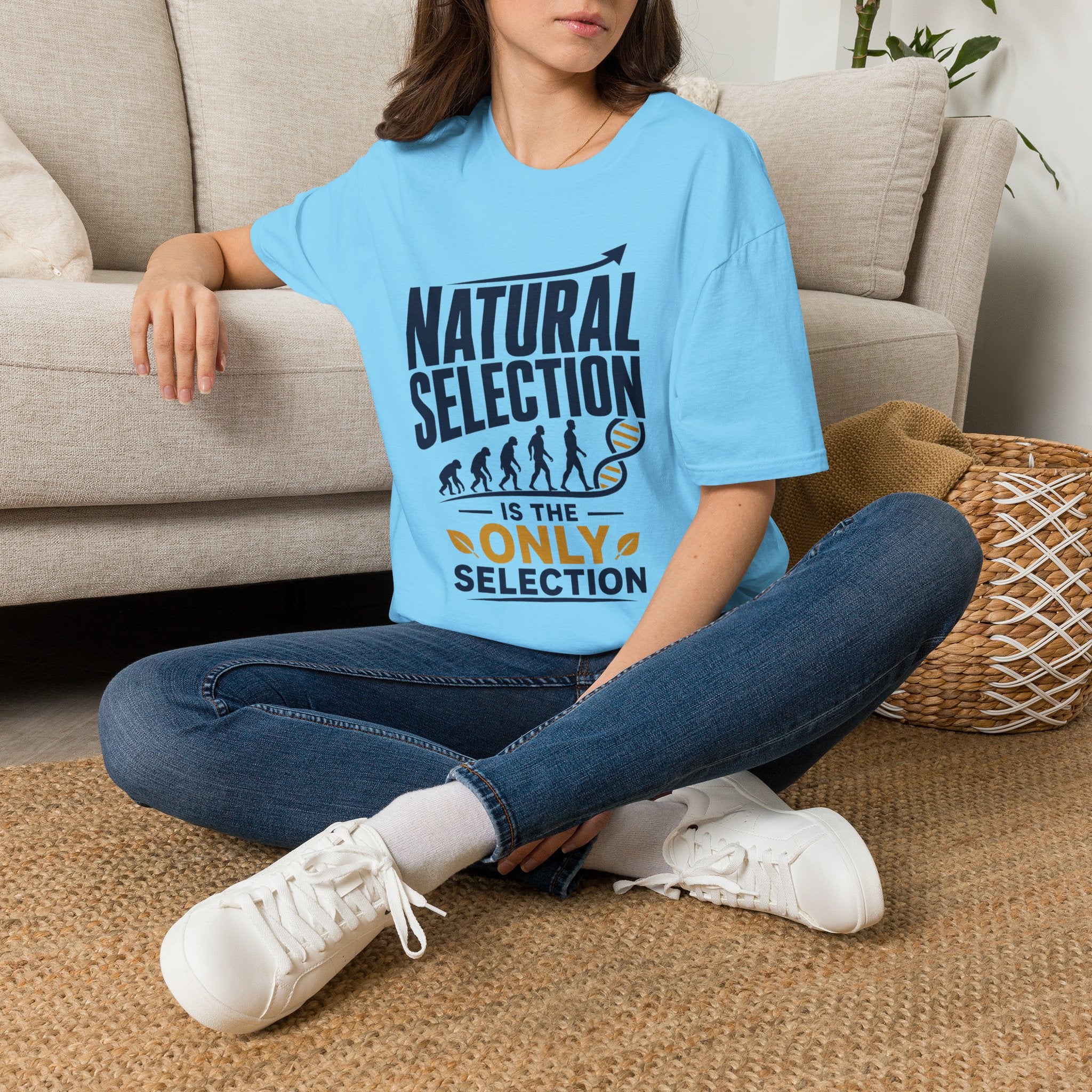 Natural Selection T-Shirt — "Natural Selection Is The Only Selection" Evolution Graphic Tee