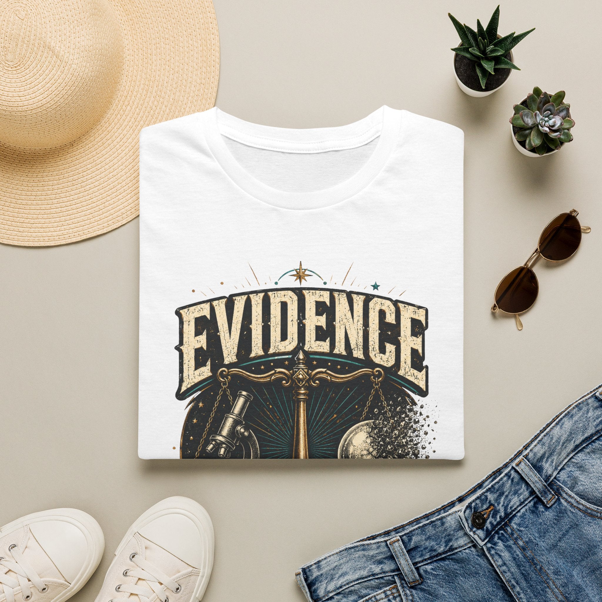 Evidence Over Everything T-Shirt — Forensic & Investigator Tee