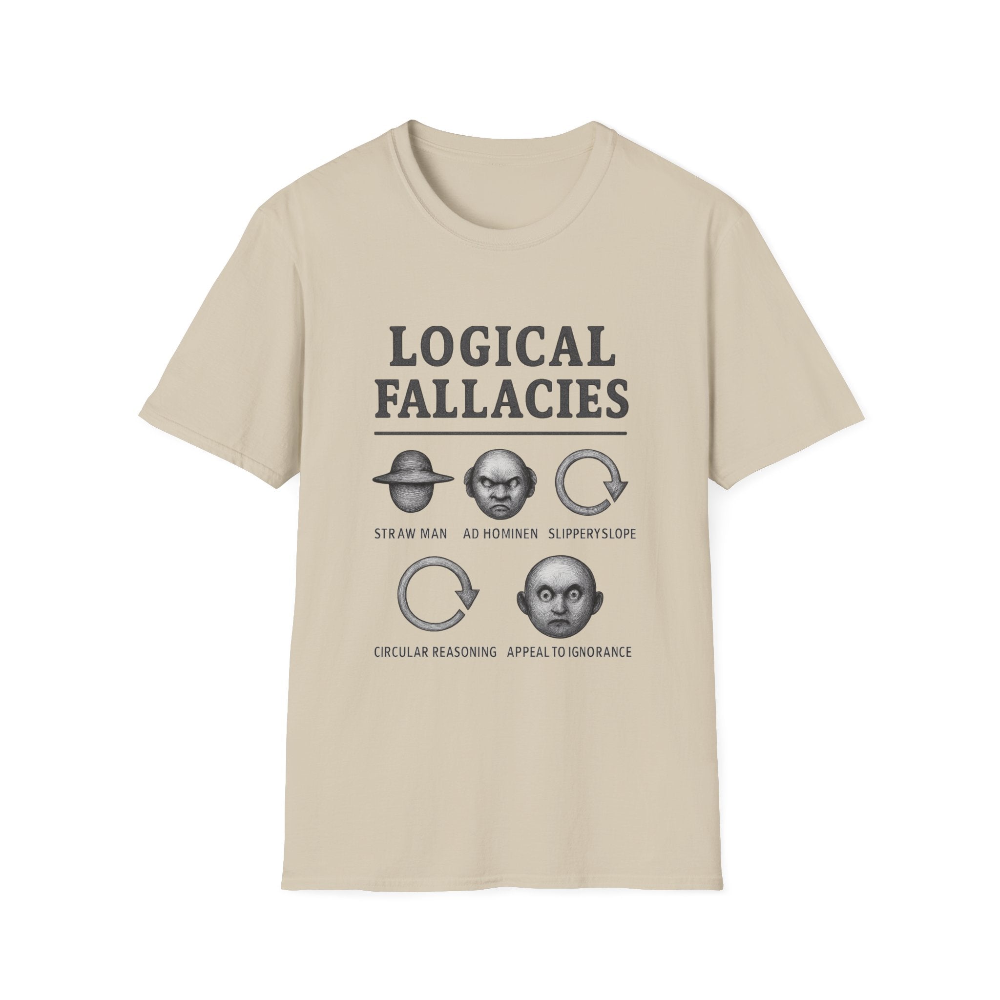 Logical Fallacies Unisex Softstyle T-Shirt