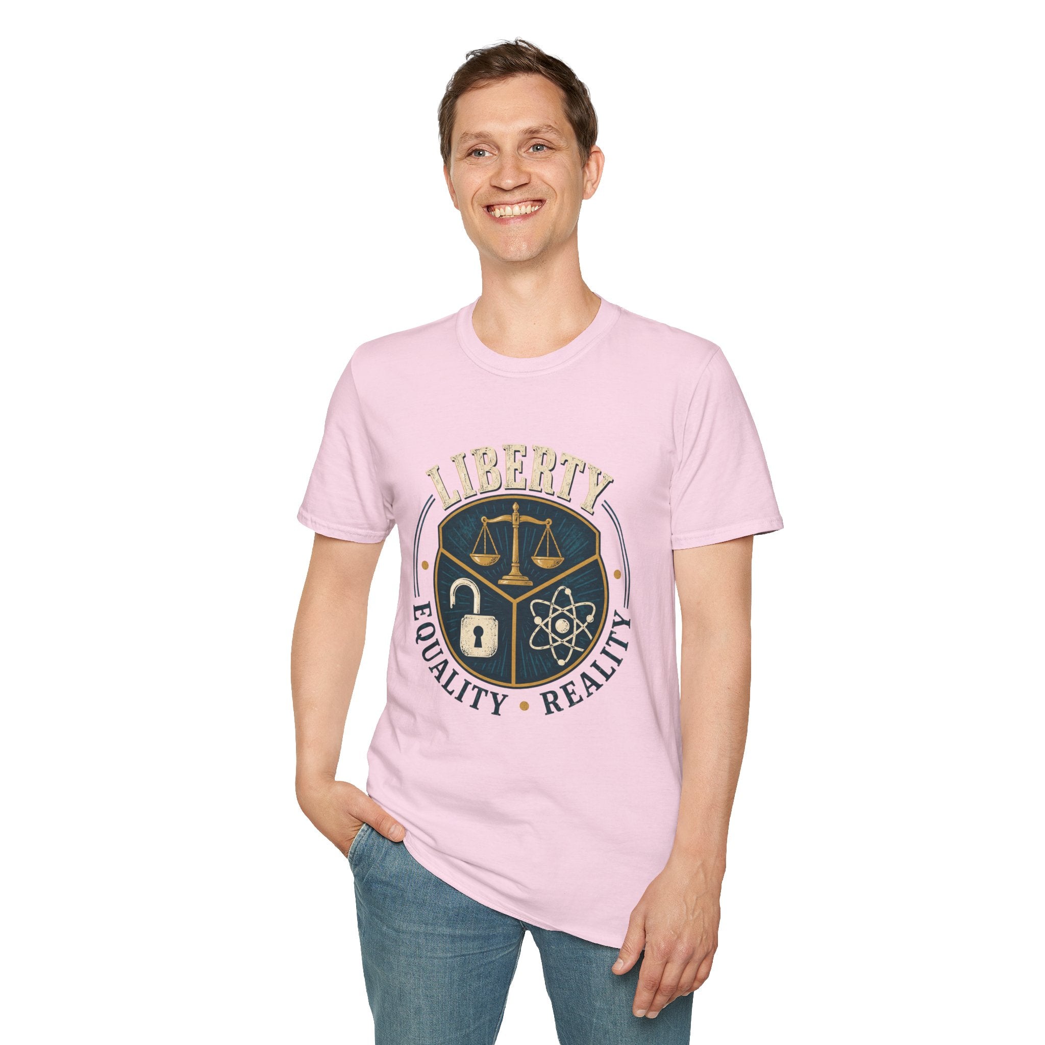 Liberty Scales T-Shirt — Equality • Reality Graphic Tee