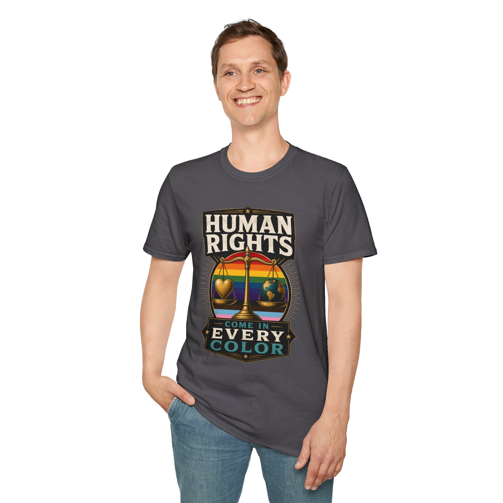 Human Rights T-Shirt — Love in Every Color LGBTQ+ Pride Tee
