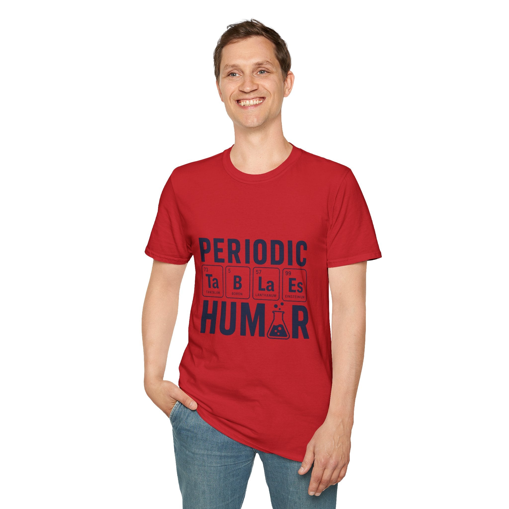 Periodic Tables Humor Graphic Tee (Periodic Human Chemistry Design)