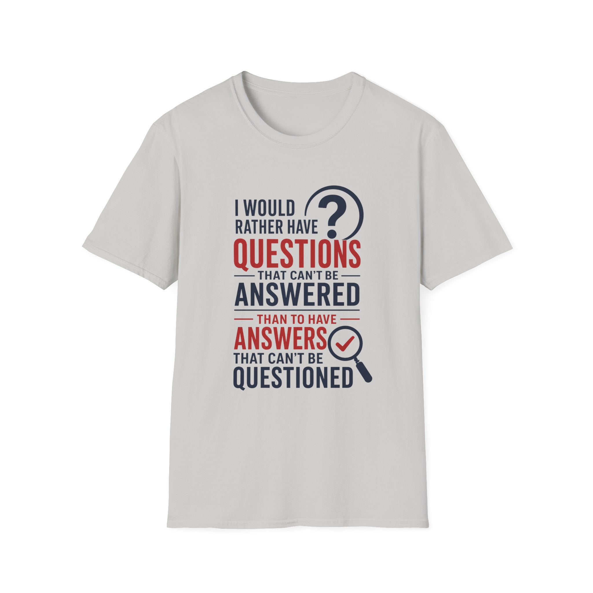 Questions and Answers Unisex Softstyle T-Shirt