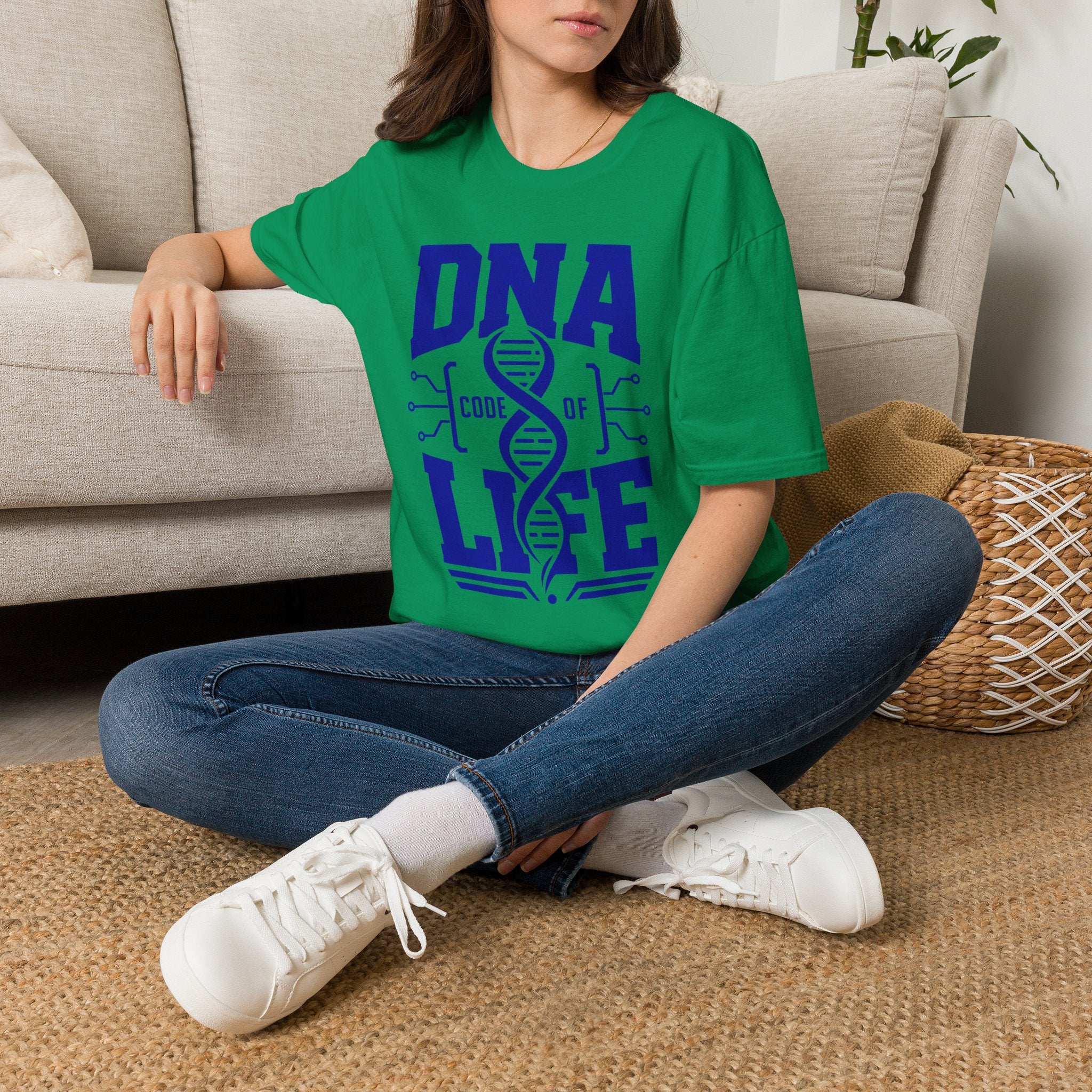 DNA Code of Life T-Shirt — Genetics Science Graphic Tee