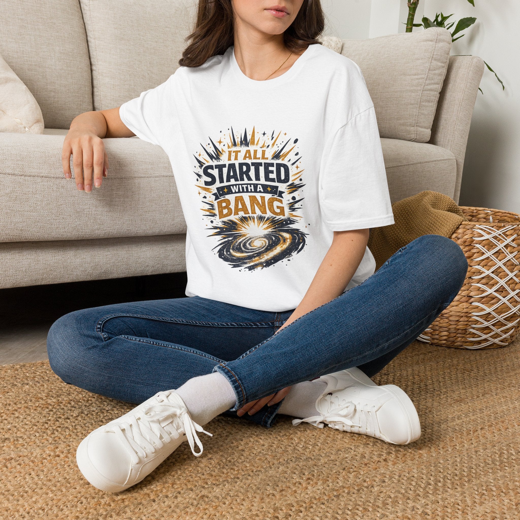 "It All Started With a Bang" Space Graphic Tee