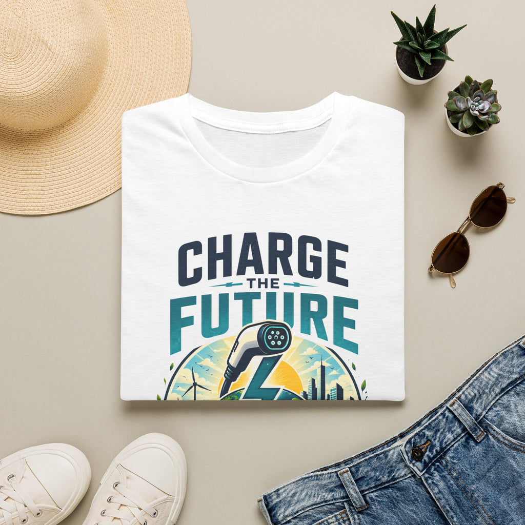 Charge the Future T-Shirt — Electric Vehicle EV Charging Graphic Tee