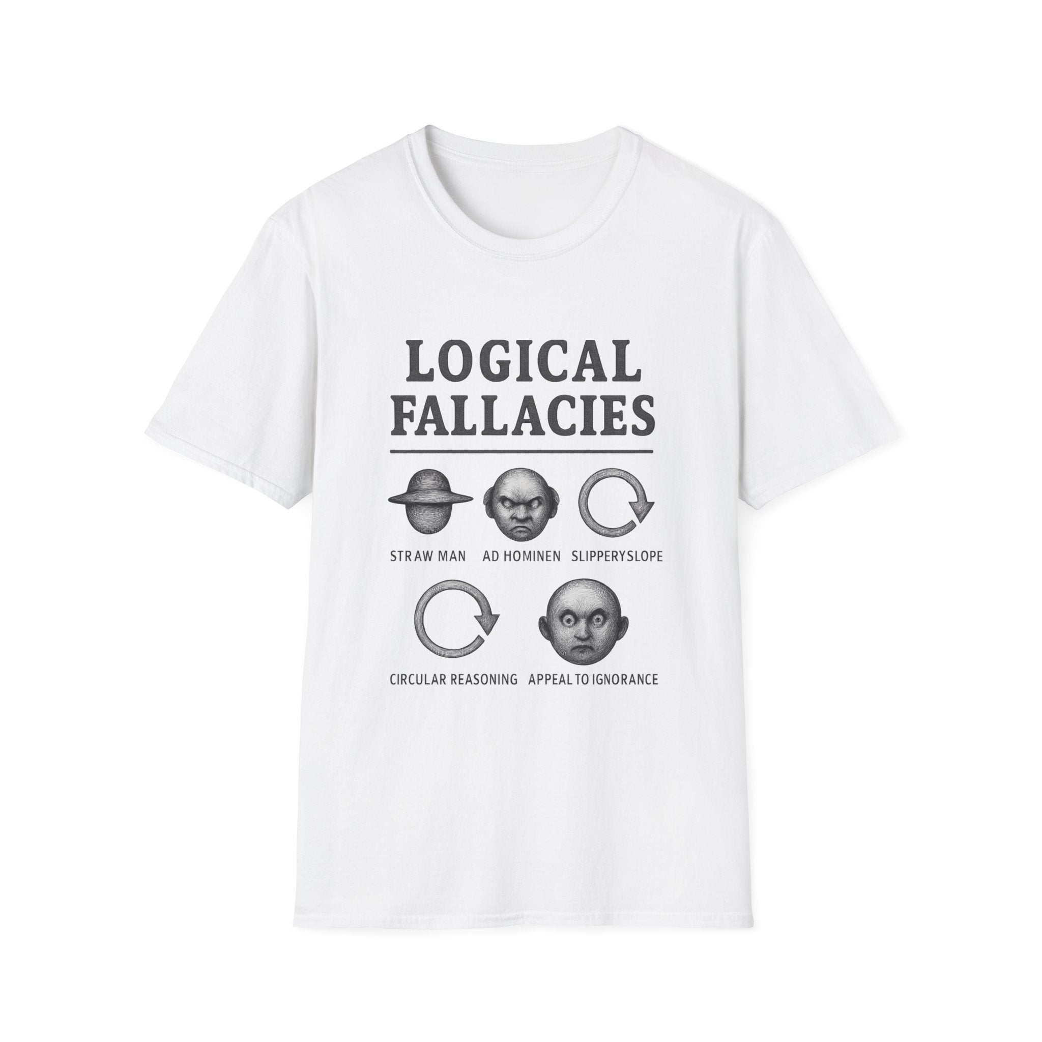 Logical Fallacies Unisex Softstyle T-Shirt