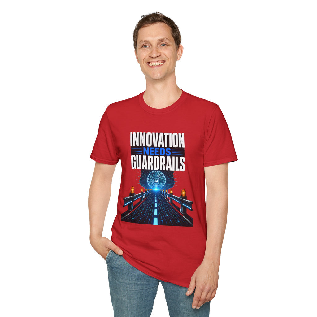 Innovation Needs Guardrails T-Shirt — AI Ethics & Responsible Tech Tee