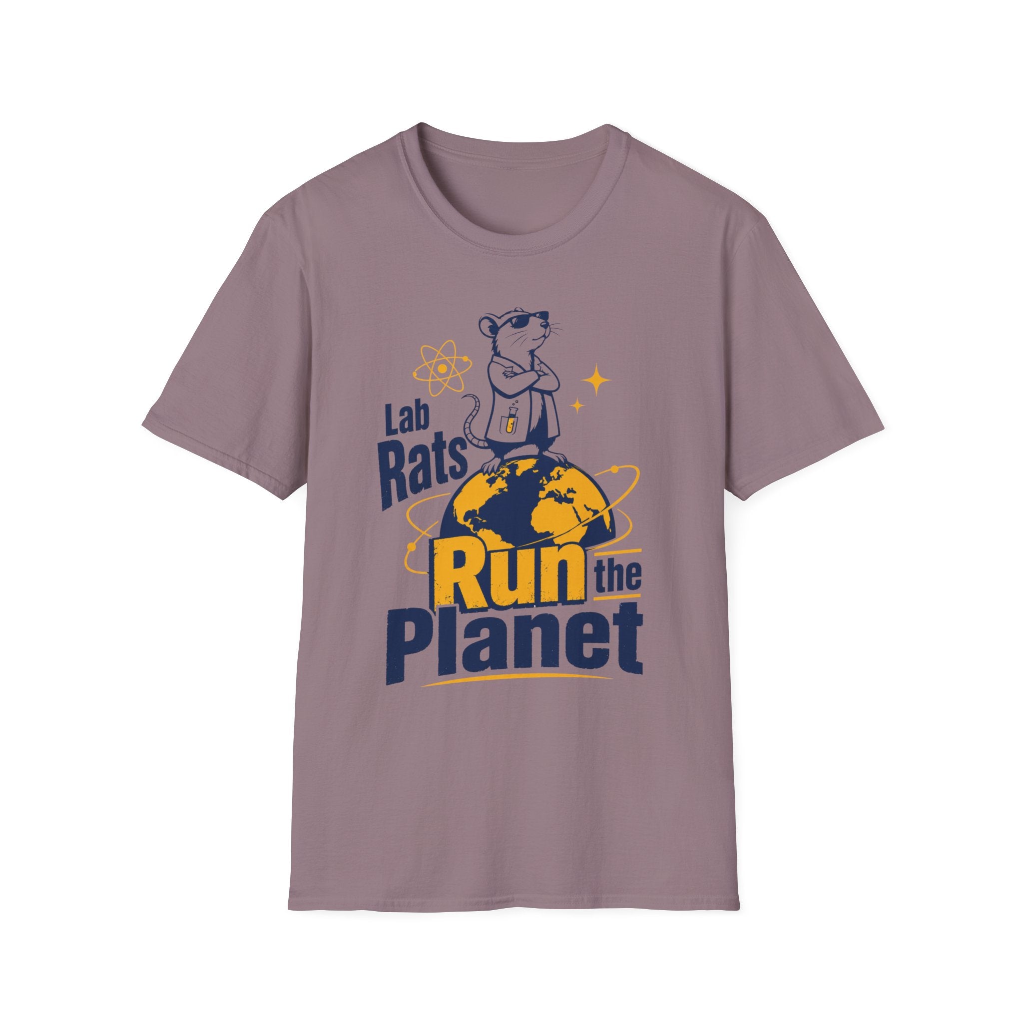 Lab Rats Run the Planet Unisex Softstyle T-Shirt