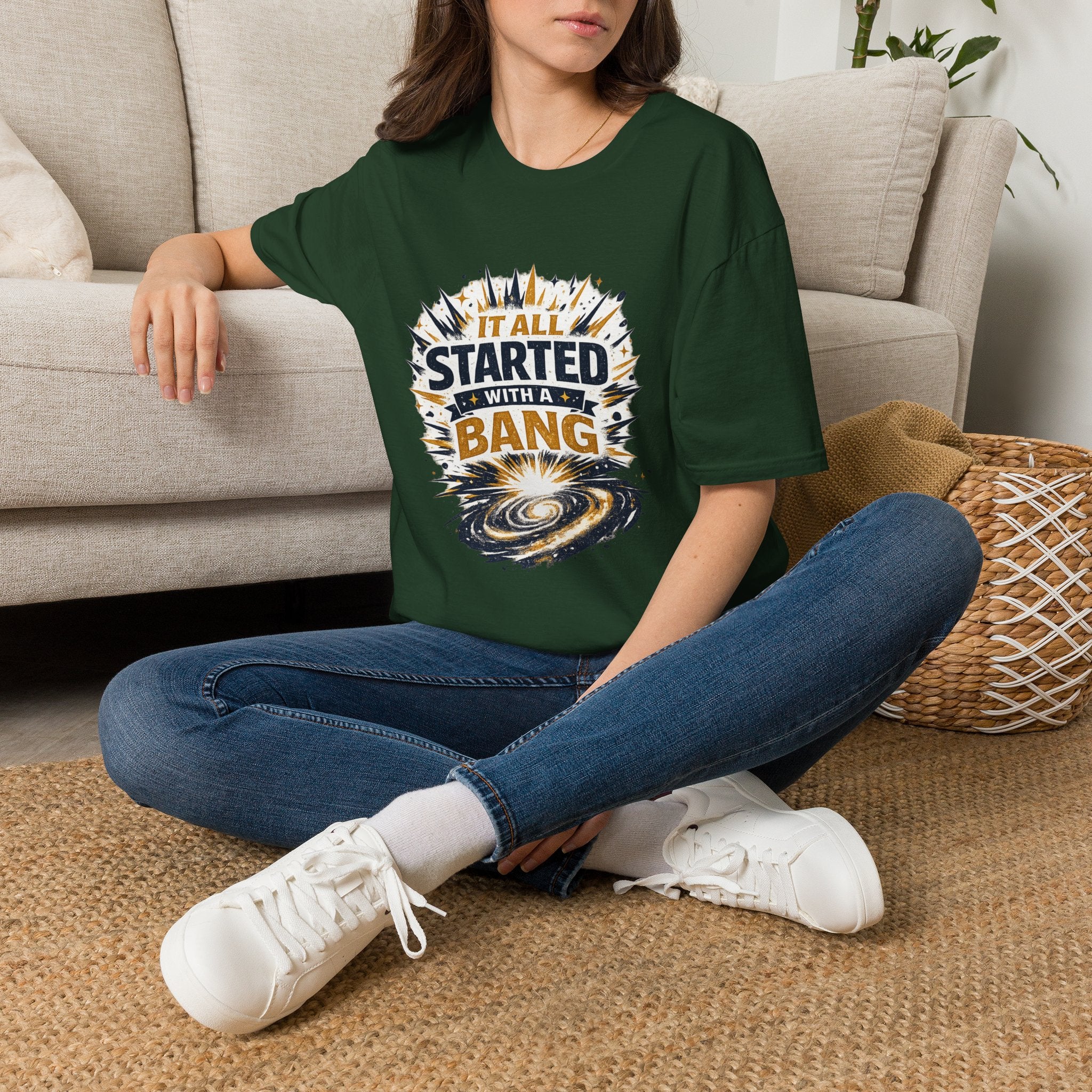 "It All Started With a Bang" Space Graphic Tee