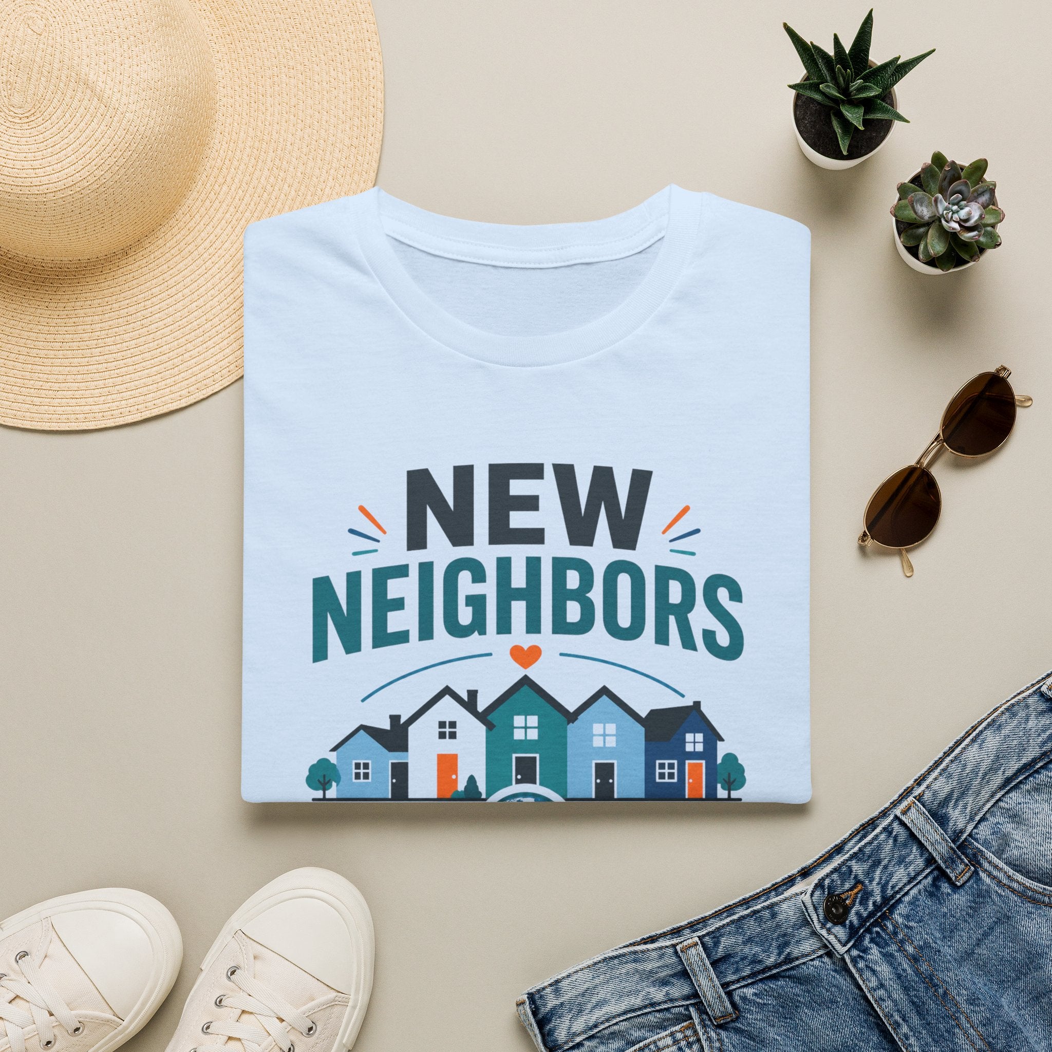 New Neighbors T-Shirt — Neighborhood Welcome & Community Unity Tee