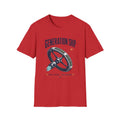 Generation Ship T-Shirt — Retro Space Wheel Sci‑Fi Tee