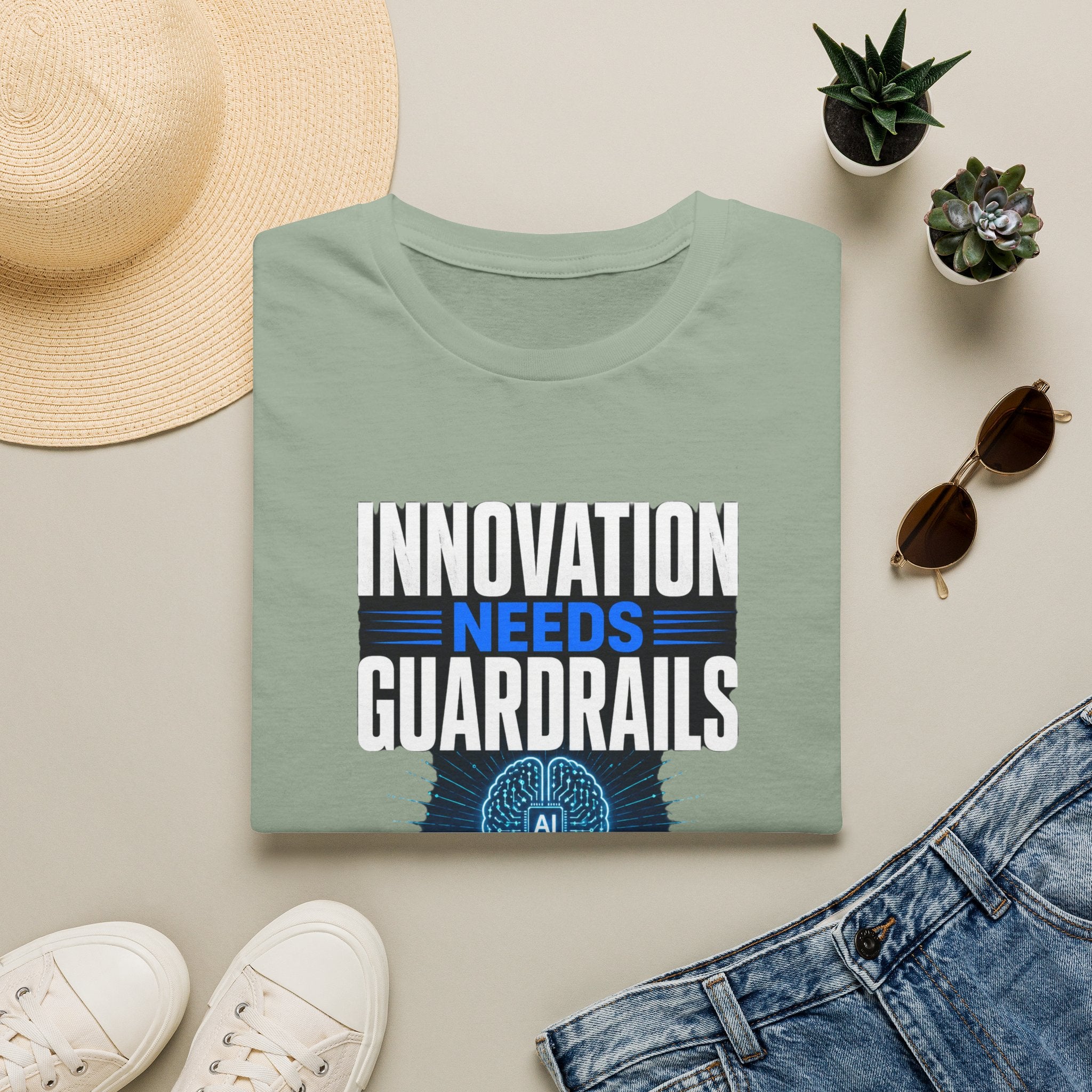 Innovation Needs Guardrails T-Shirt — AI Ethics & Responsible Tech Tee